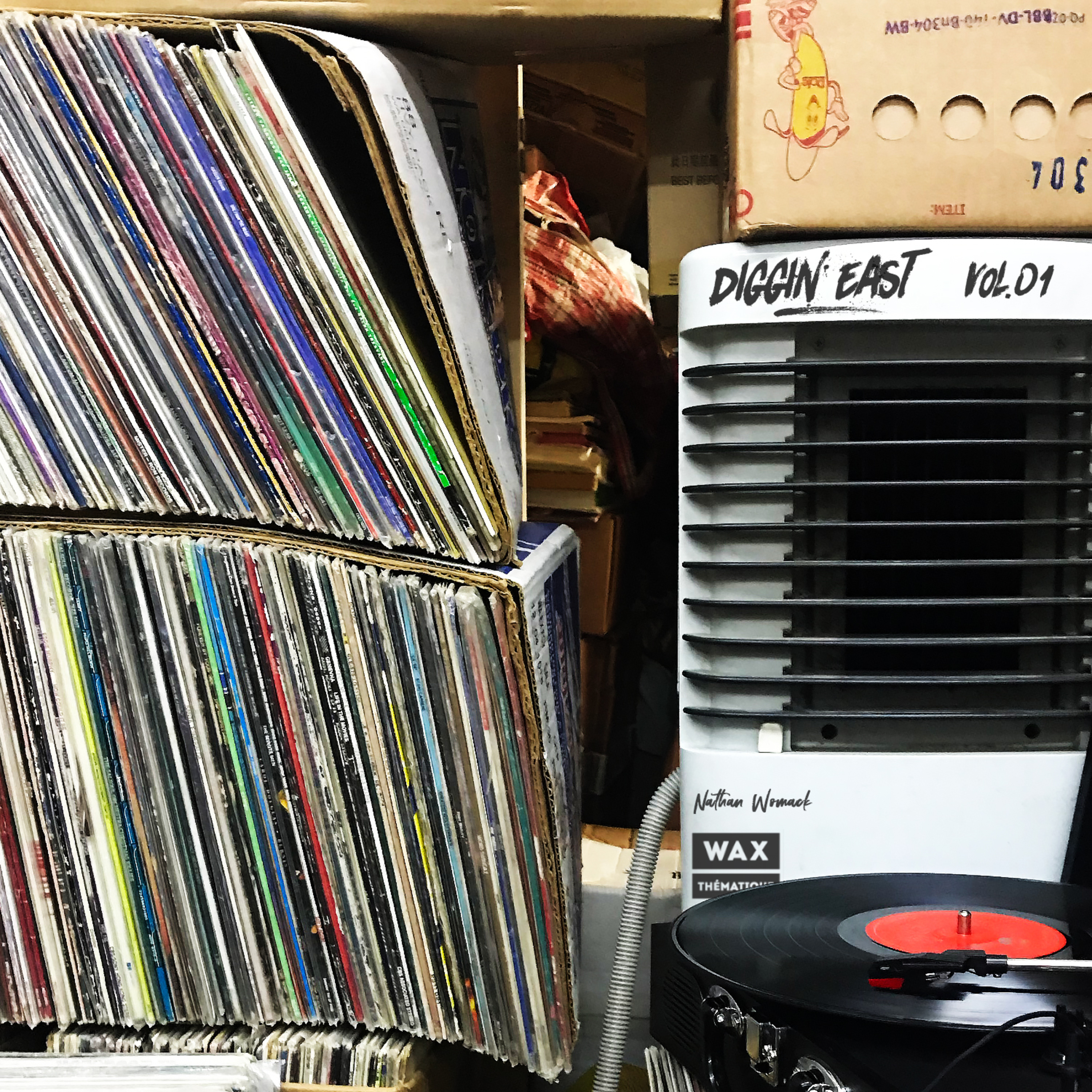 DigginEast Vol. 1 Chinese Funk (中国复古), Japanese Surf (日本流行音乐), and Vintage Cantopop (经典港音).