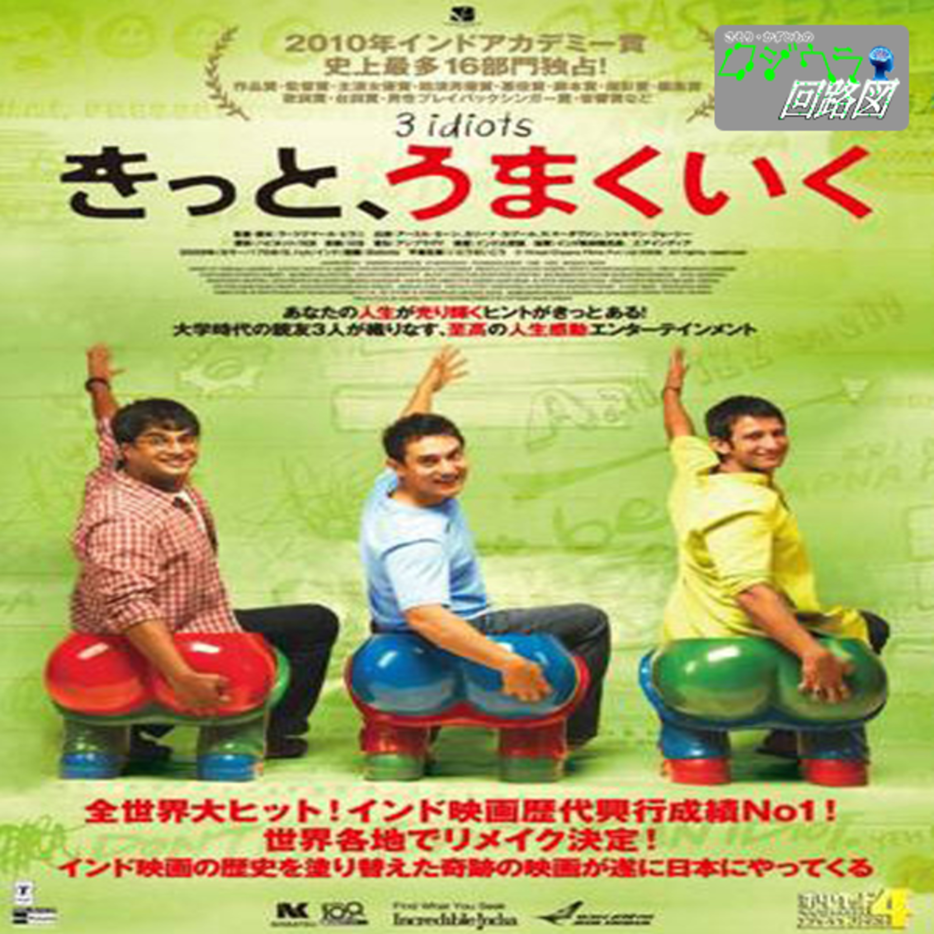 映画大国インドで歴代興行収入1位を記録した映画『きっと、うまくいく』批評回#74 episode artwork