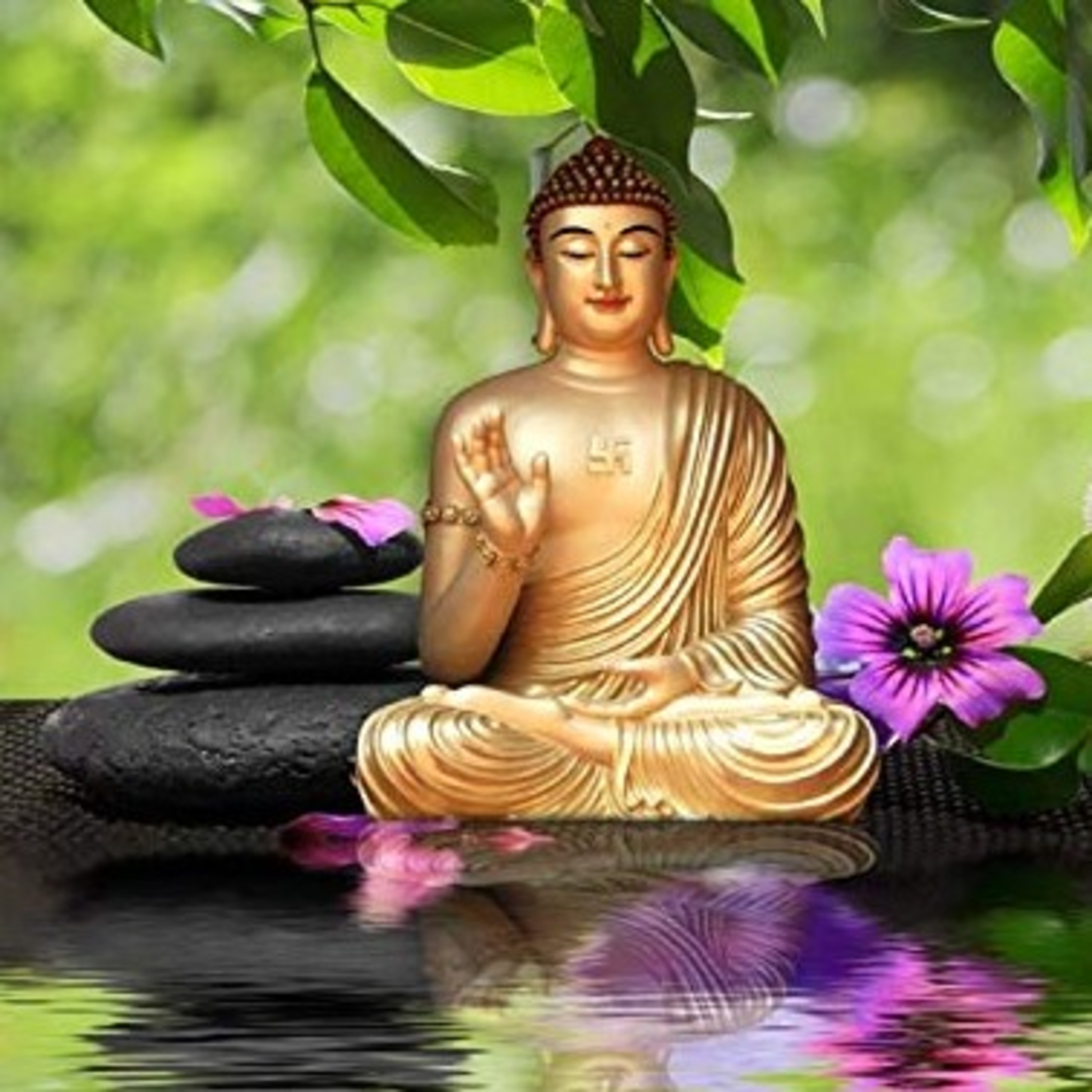 Monks meditation music episode artwork
