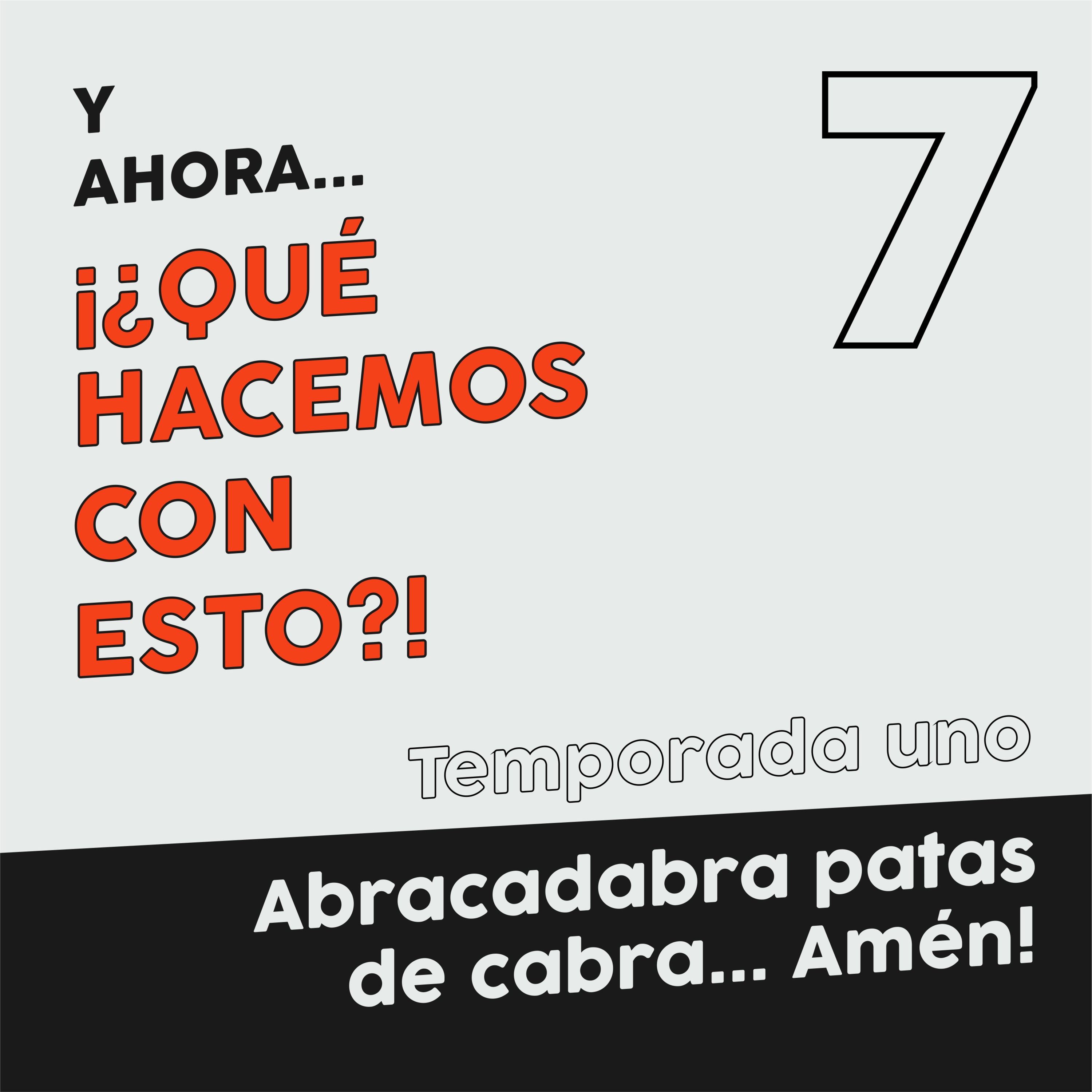 y ahora ¡¿QUE HACEMOS CON ESTO?!