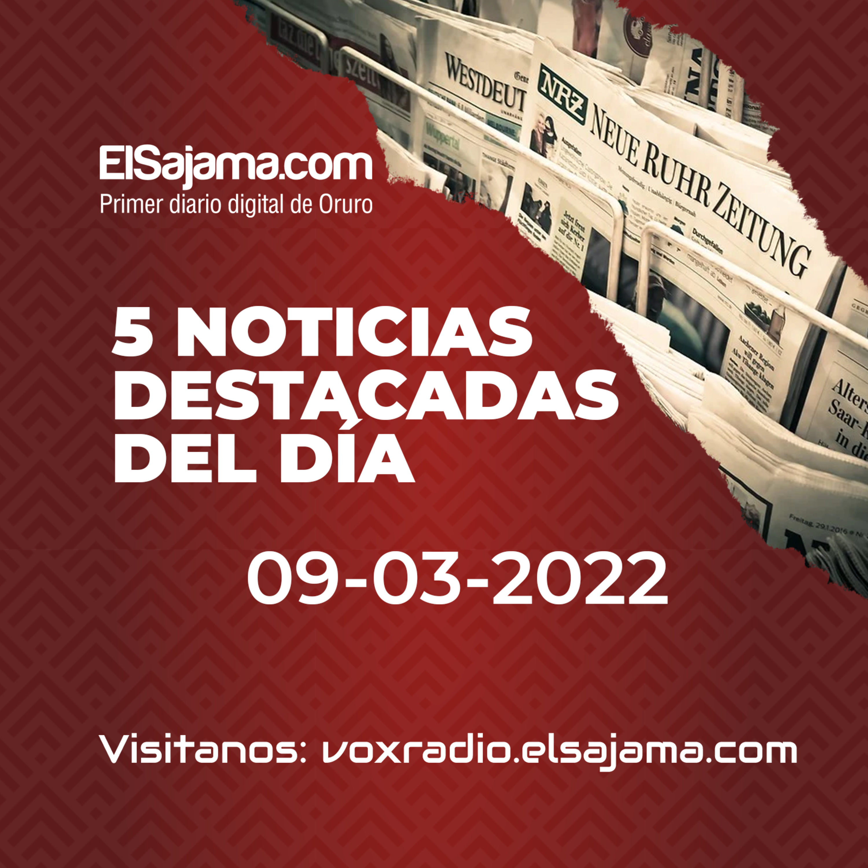 5 noticias del dia de Oruro 09-03-2022 episode artwork