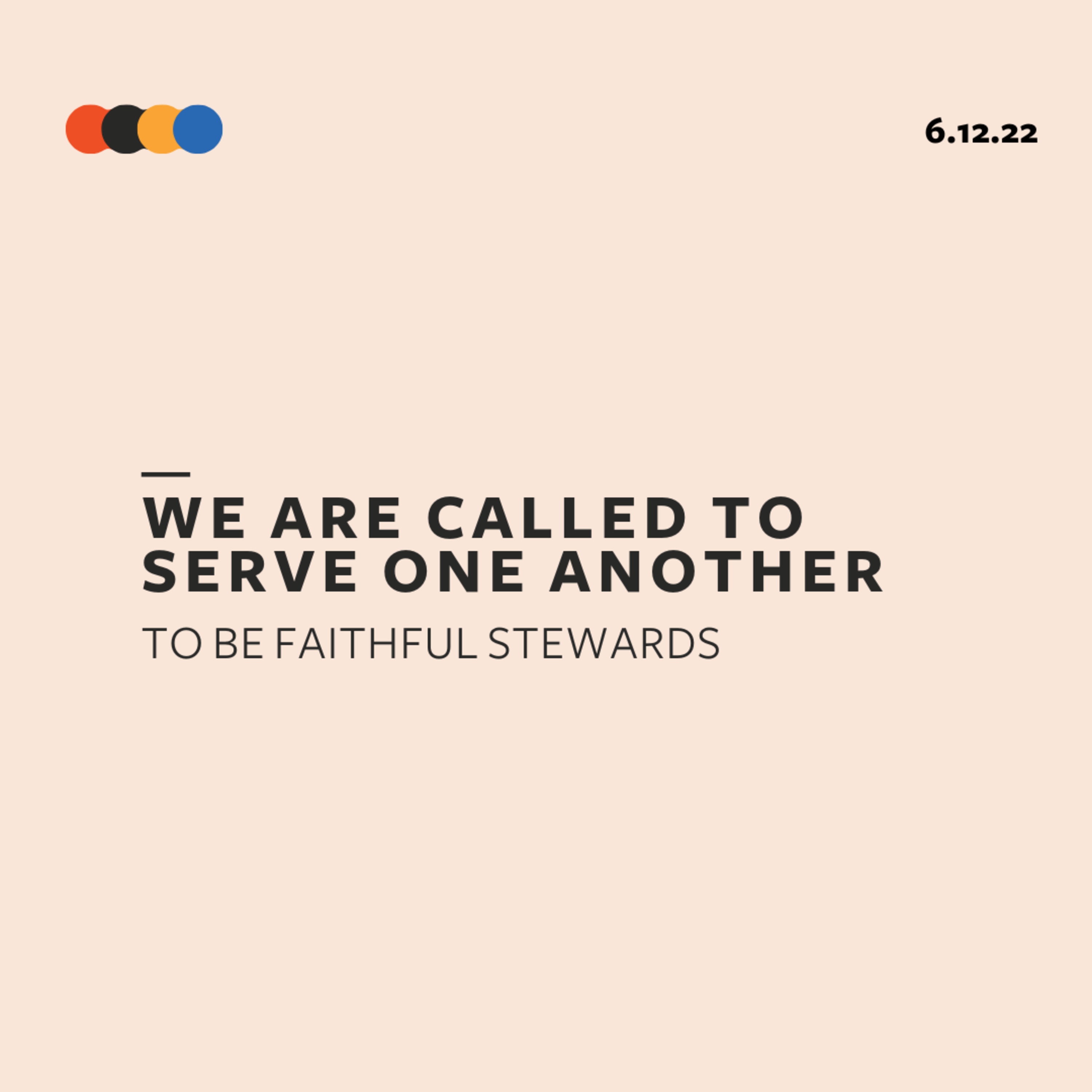 "We Are" Called to Serve One Another - 6.12 - Team Panel episode artwork