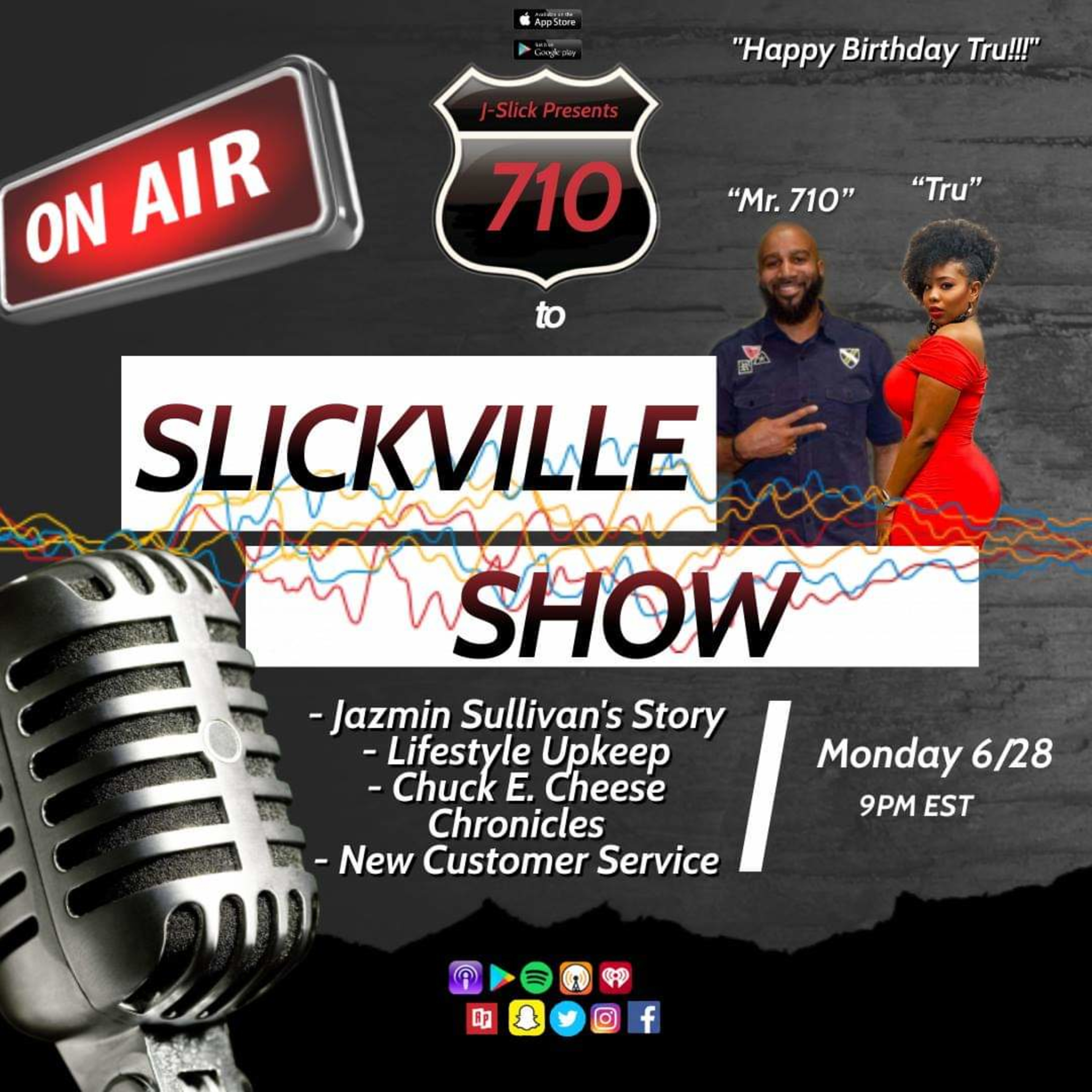 Happy Birthday Tru!!! We talk Jazmin Sullivan's IG story, Lifestyle Upkeep, New Chuck E. Cheese, etc episode artwork