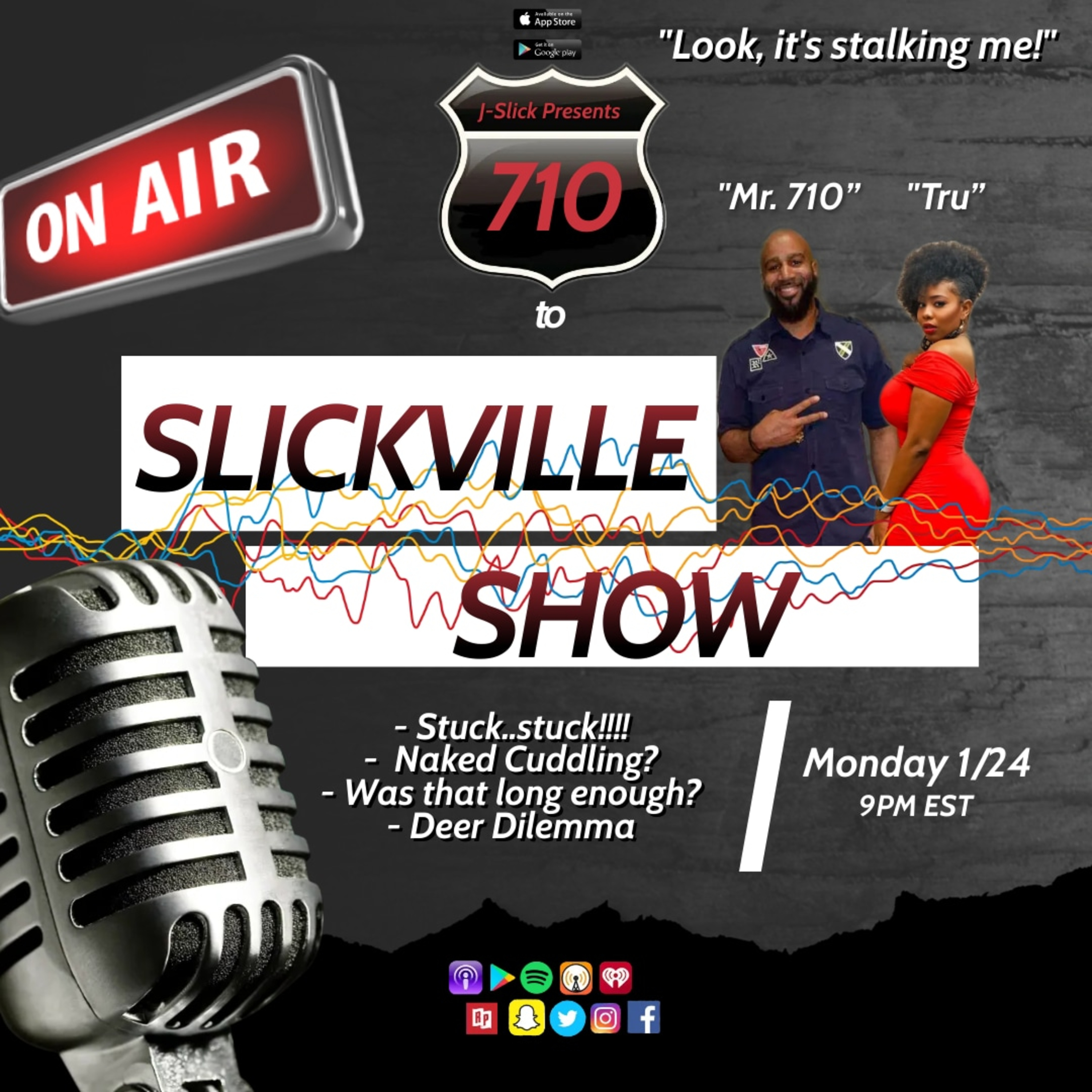 On this episode, we discuss Naked Cuddling, what's long enough, and being STUCK!  episode artwork