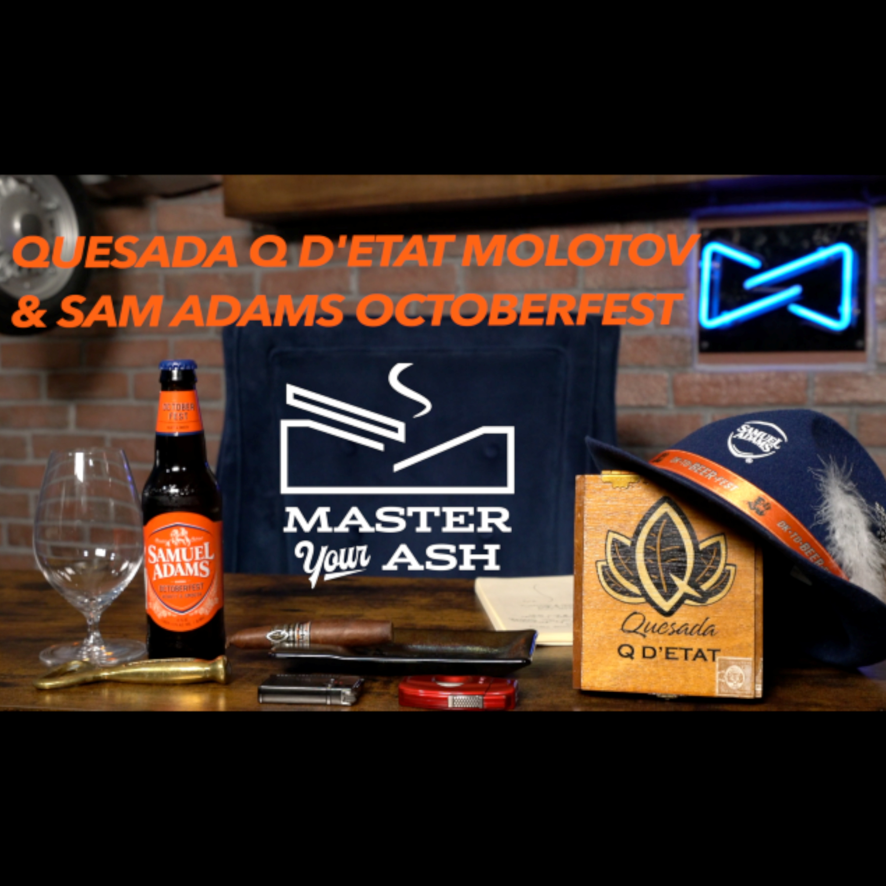 Quesada Q D'ETAT Molotov Cigar + Samuel Adams Octoberfest Beer episode artwork