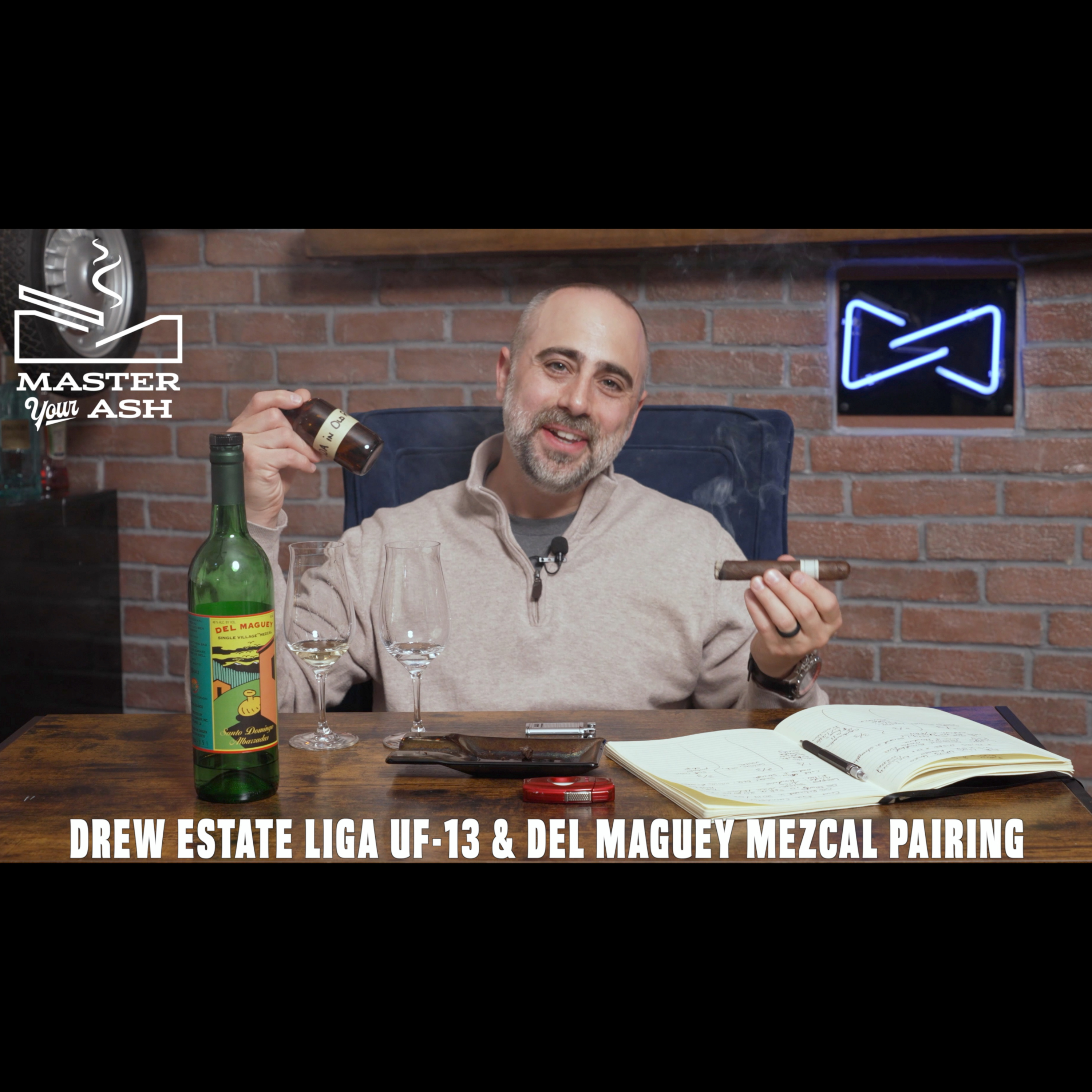 Drew Estate Liga Privada Único UF-13 Cigar & Del Maguey Mezcal Pairing episode artwork