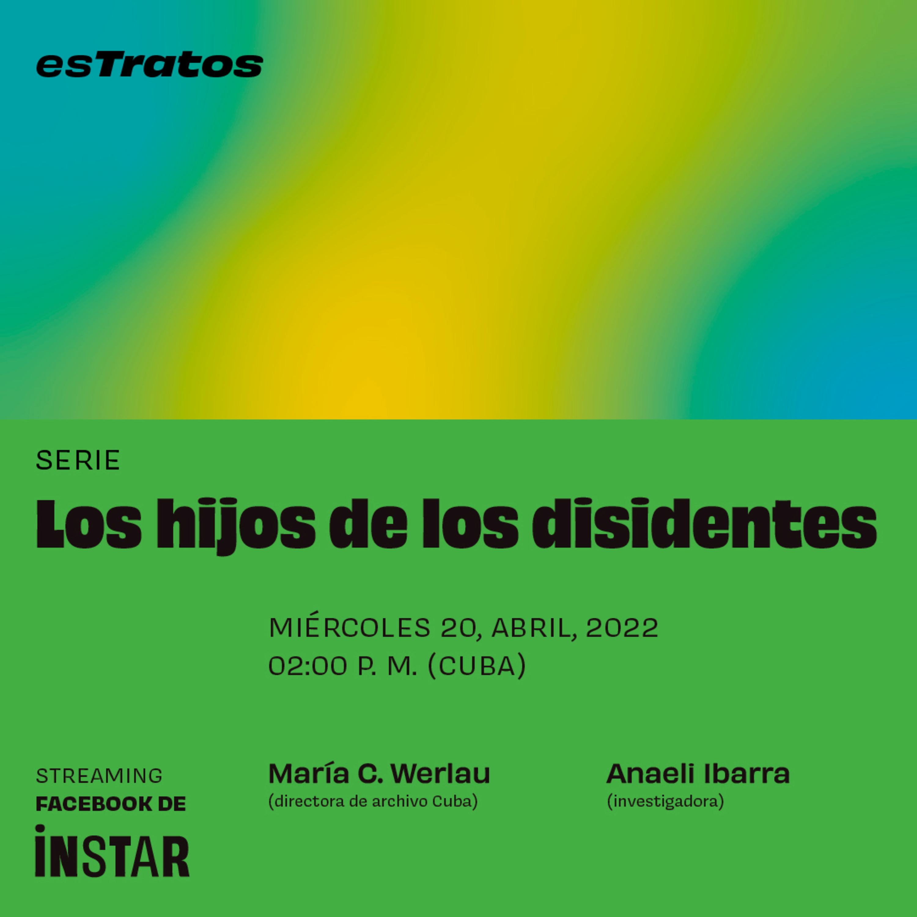 esTratos Los hijos de los disidentes con María C. Werlau. episode artwork