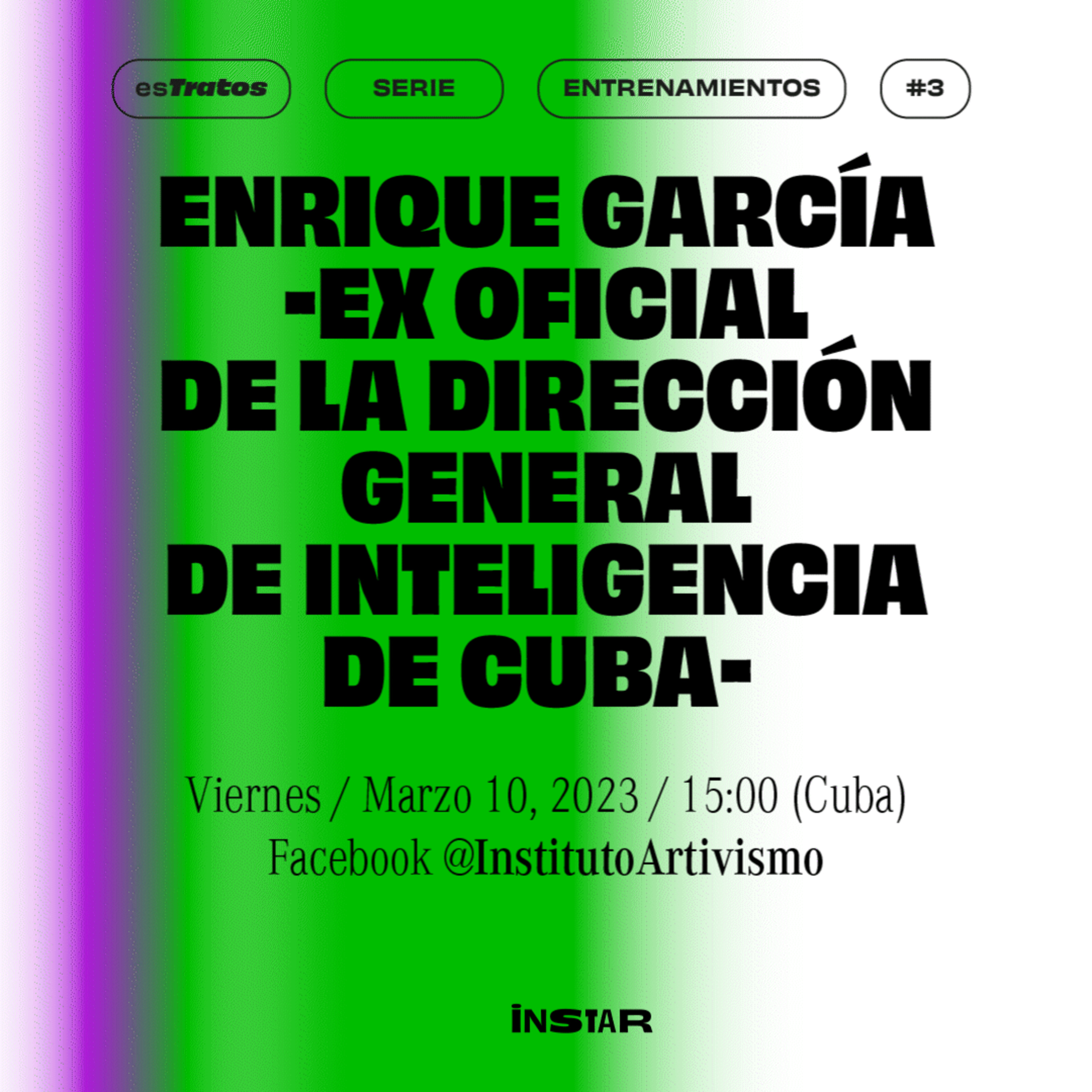 #esTratos Serie Entrenamientos con Enrique García, ex Oficial de la Dirección General de Inteligencia de Cuba episode artwork
