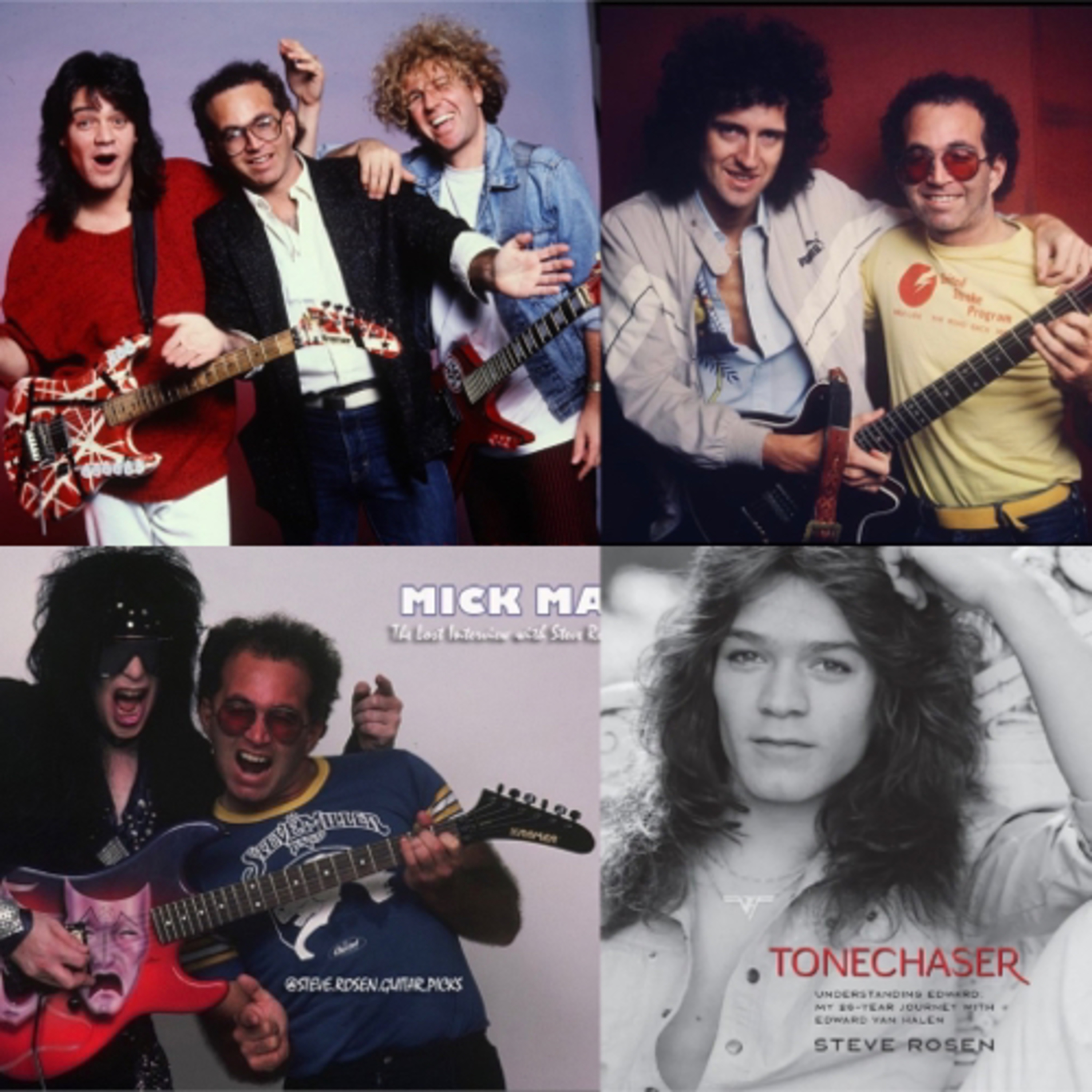 Music journalist Steve Rosen, author of the Eddie Van Halen novel Tonechaser episode artwork