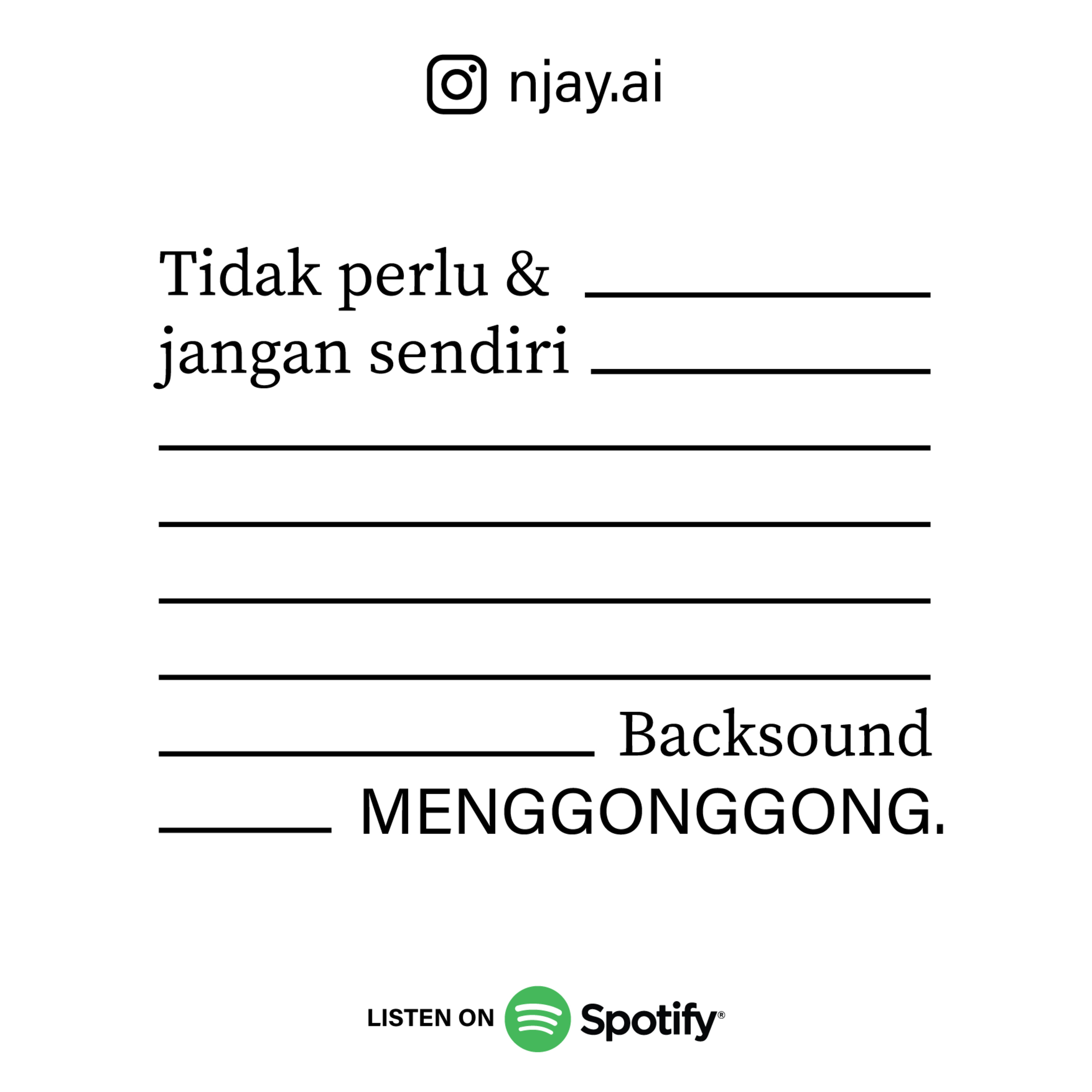 Backsound Menggonggong