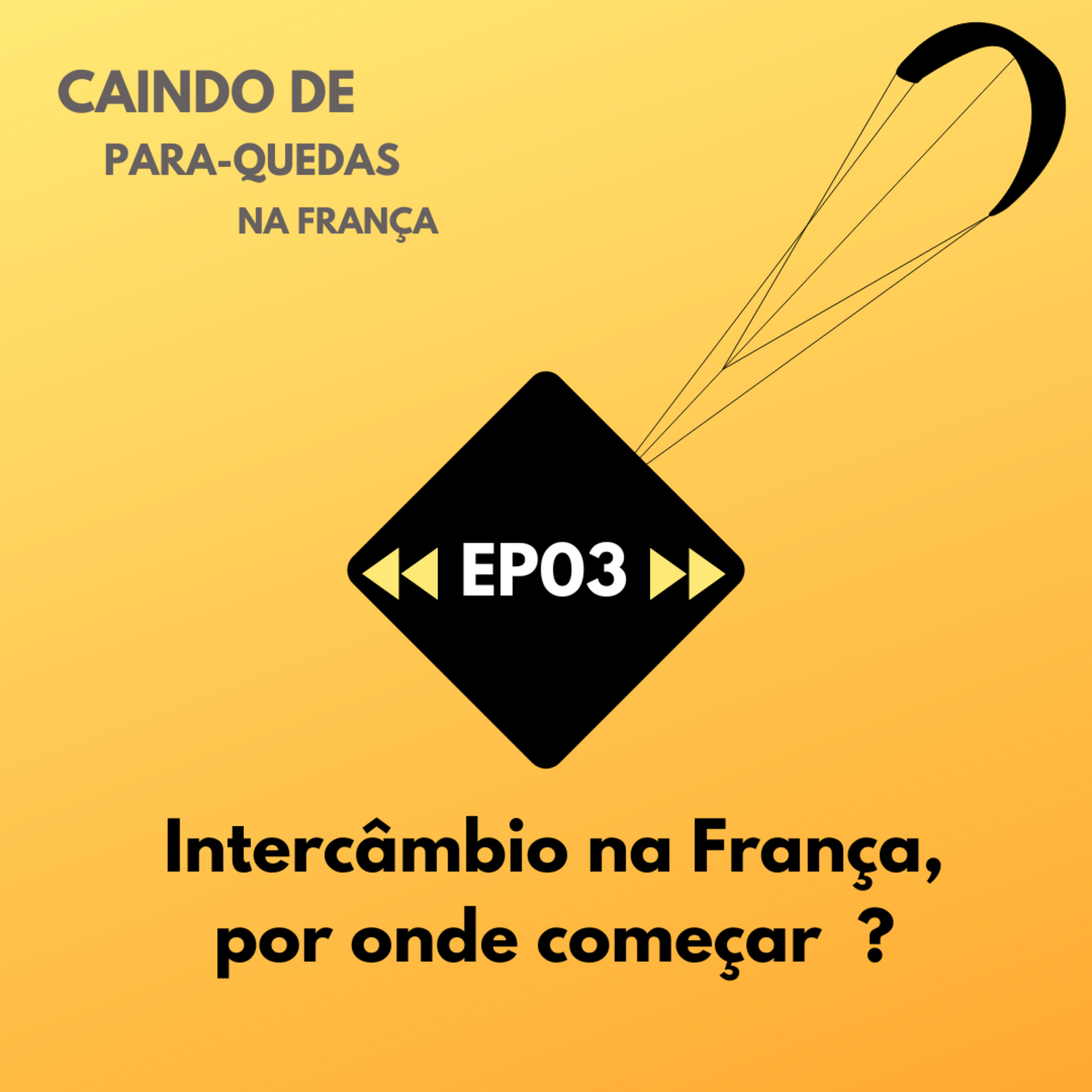 Caindo de Paraquedas na França