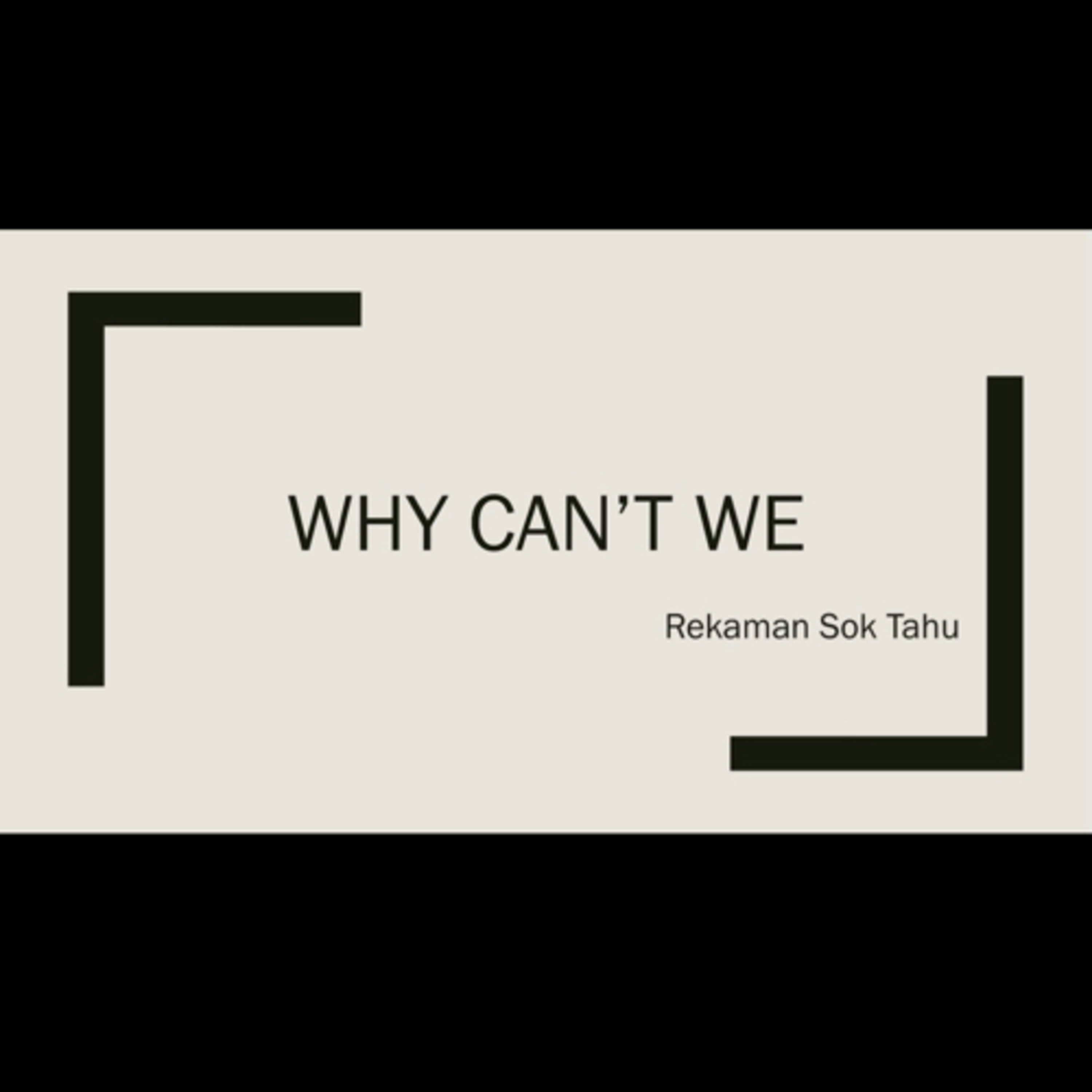 Why can’t we podcast Ep. 1