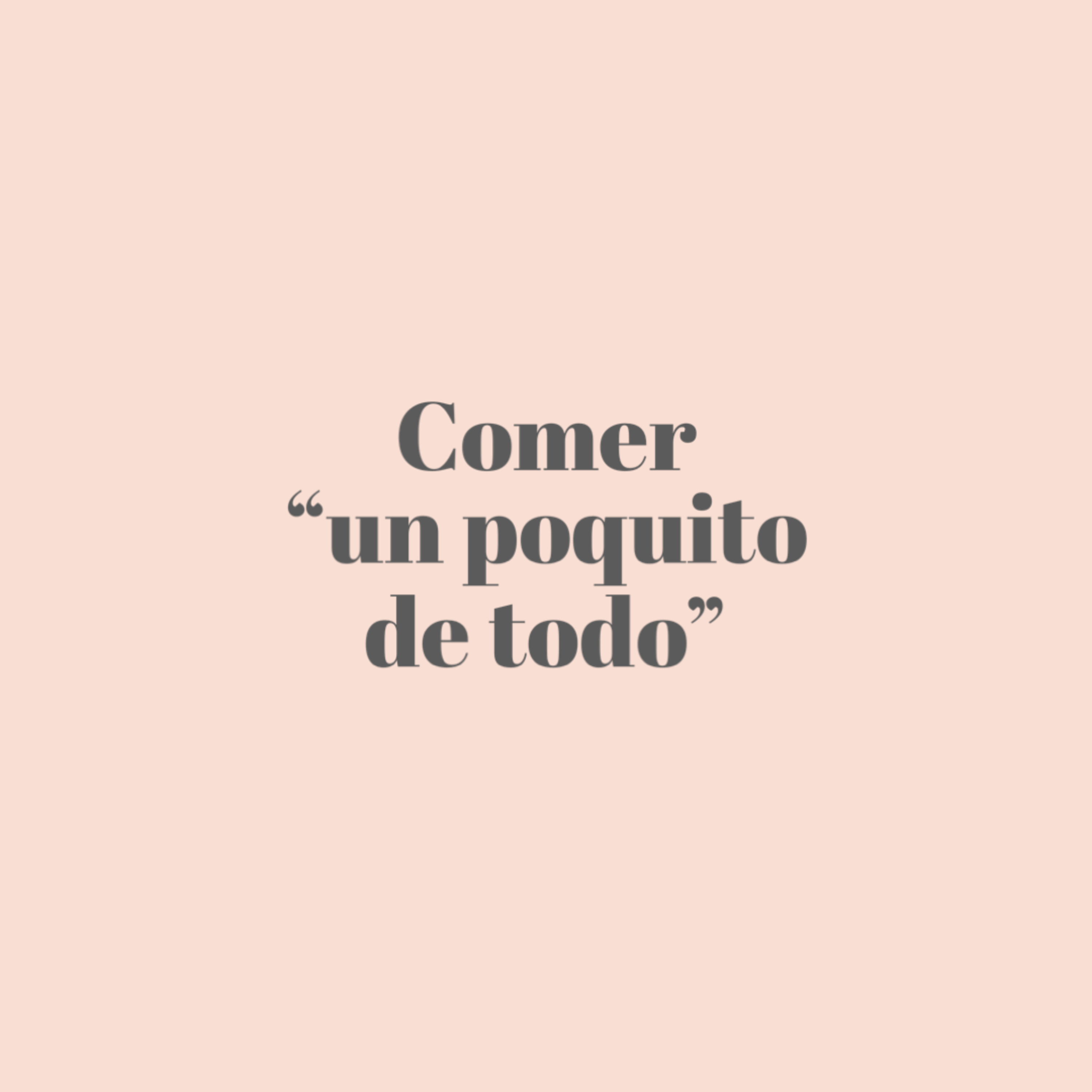 ¿De qué tienes hambre?