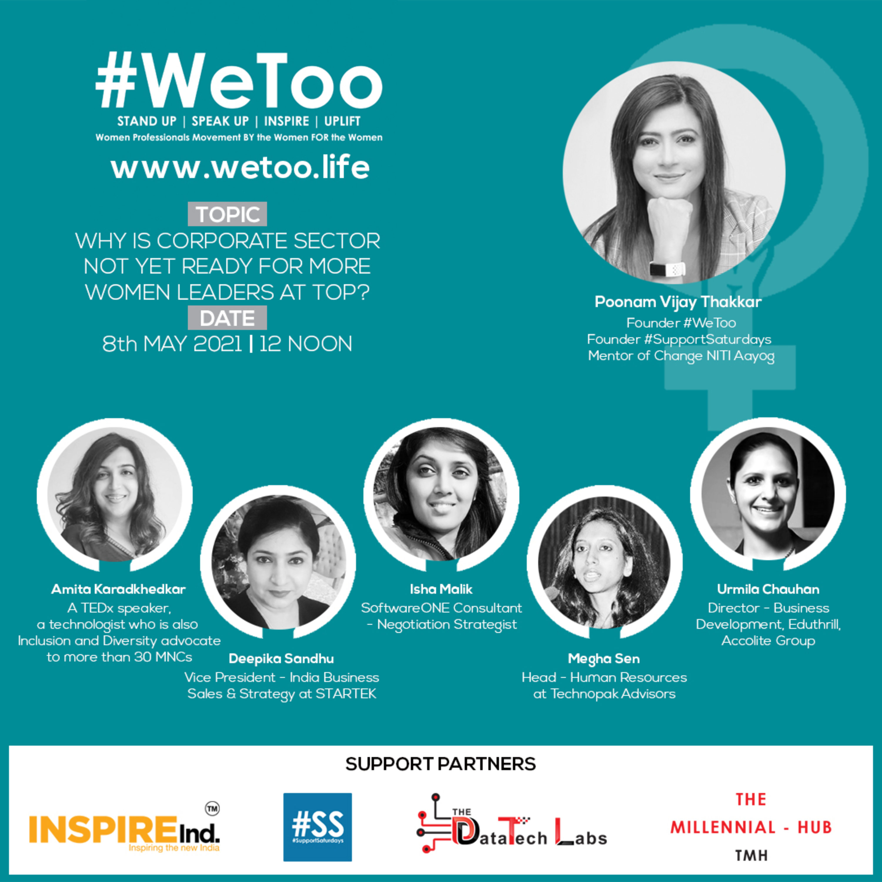 #WeTooVoices | Corporate Women Bespoke Stories with Poonam Vijay Thakkar