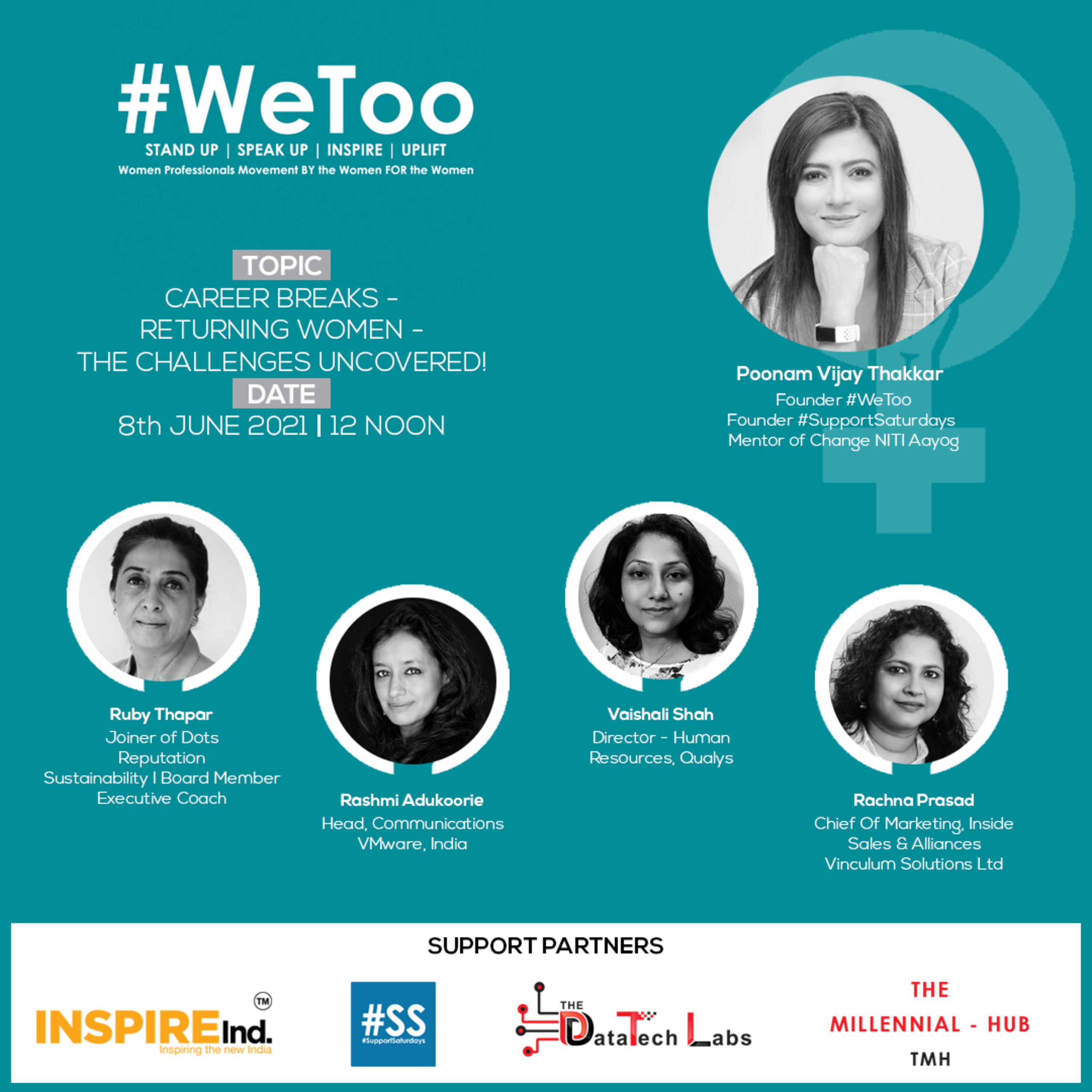 #WeTooVoices | Corporate Women Bespoke Stories with Poonam Vijay Thakkar