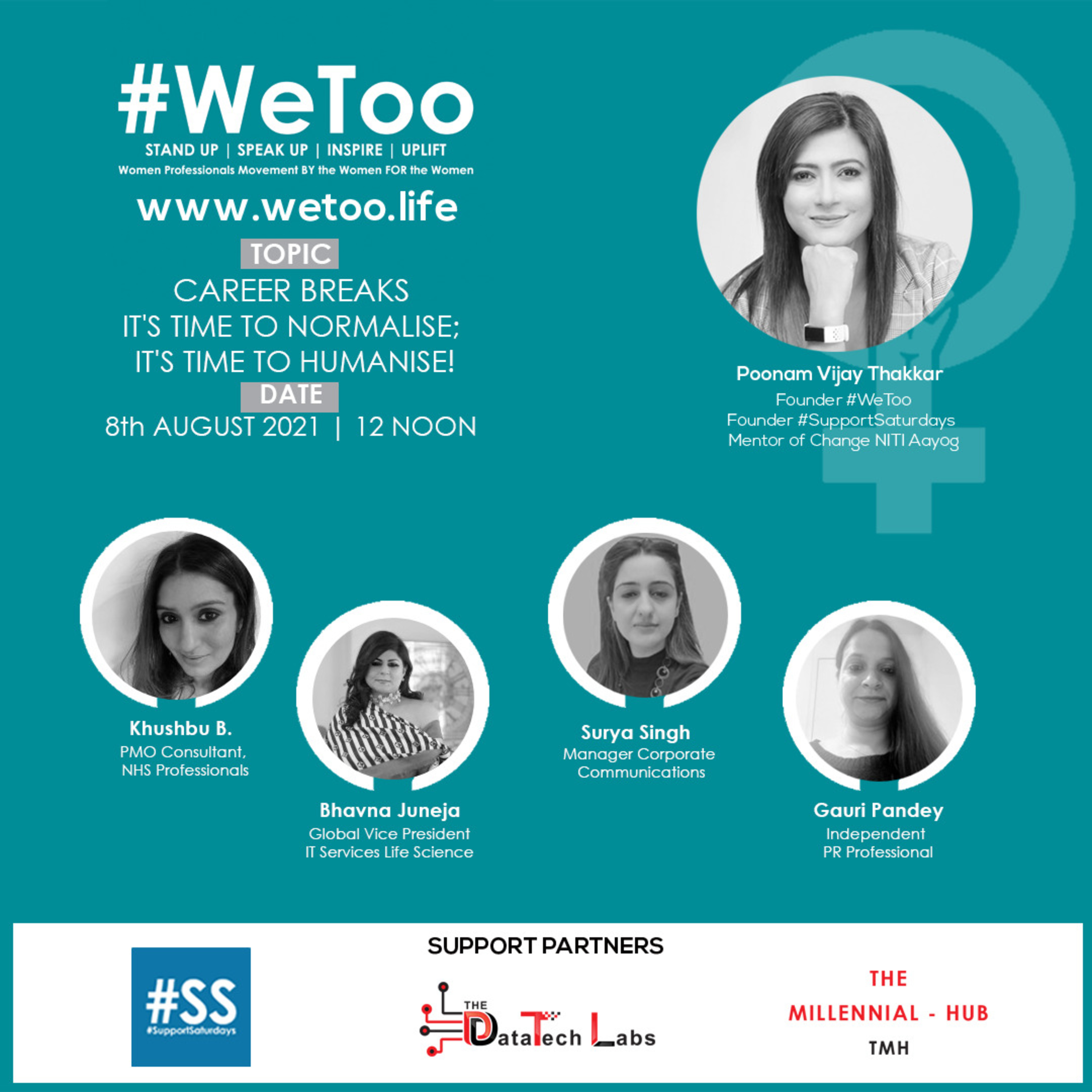 #WeTooVoices | Corporate Women Bespoke Stories with Poonam Vijay Thakkar