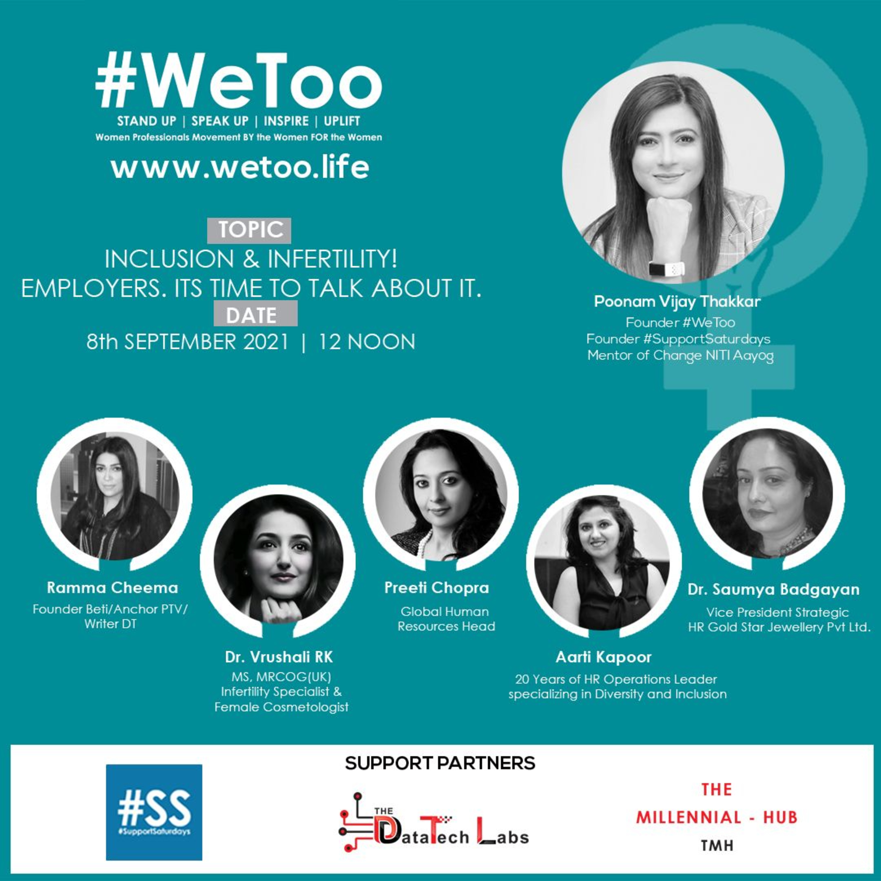 #WeTooVoices | Corporate Women Bespoke Stories with Poonam Vijay Thakkar