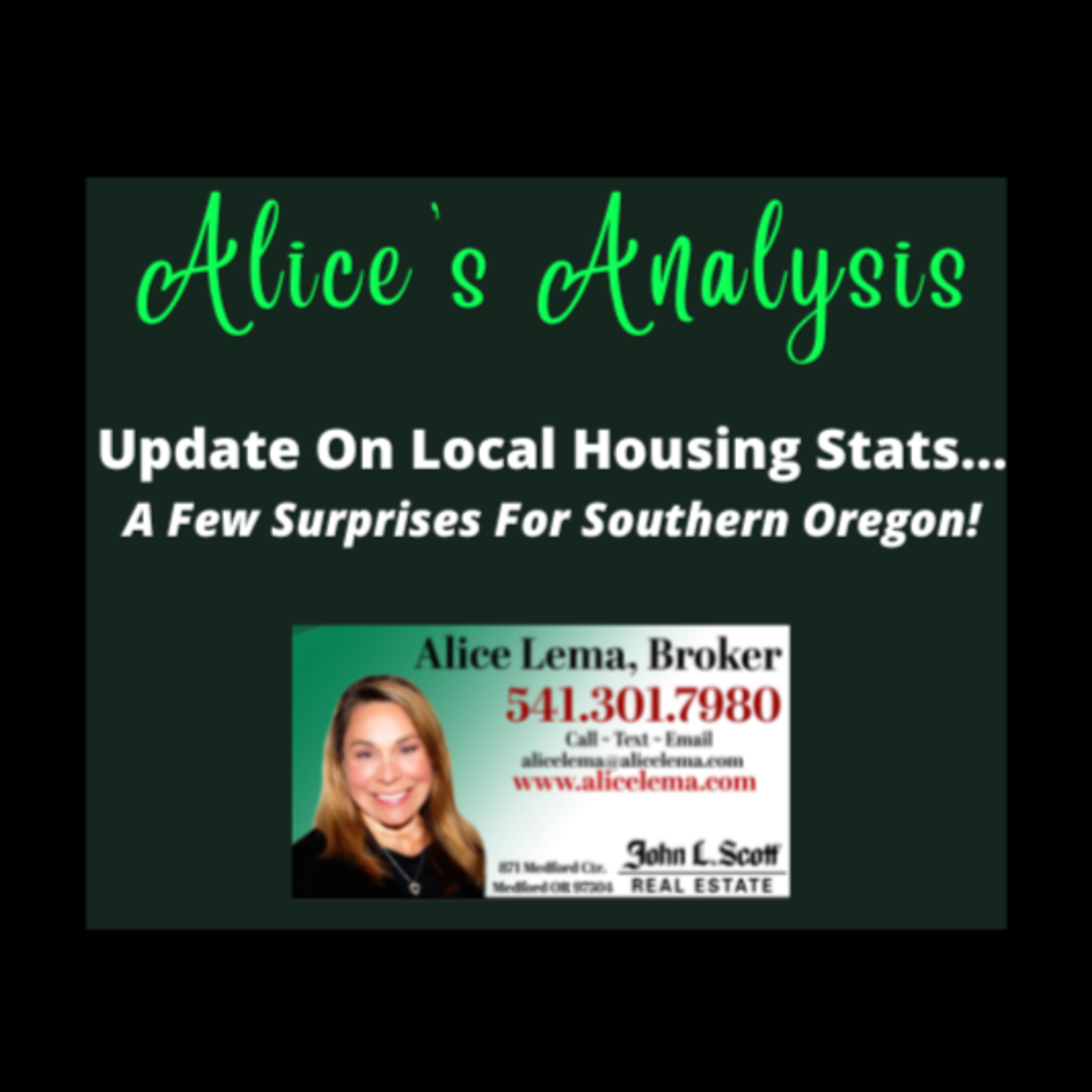 Update On Local Housing Stats....A Few Surprises For Southern Oregon! episode artwork