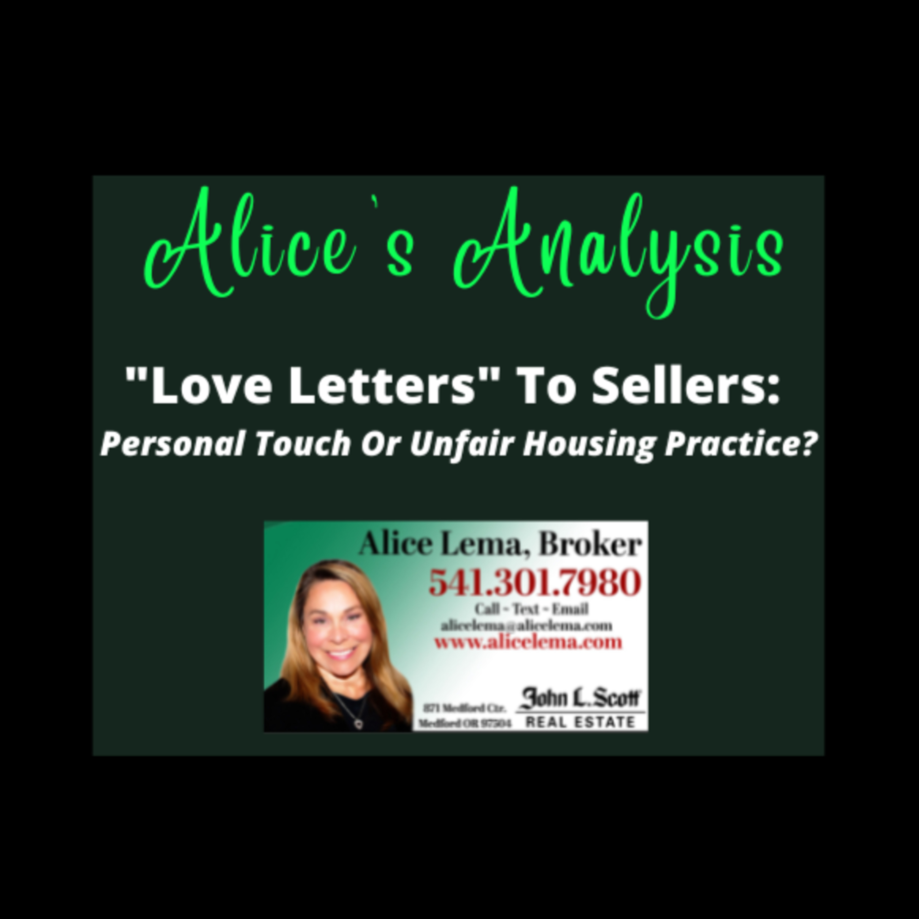 "Love Letters" To Sellers: Personal Touch Or Unfair Housing Practice? episode artwork