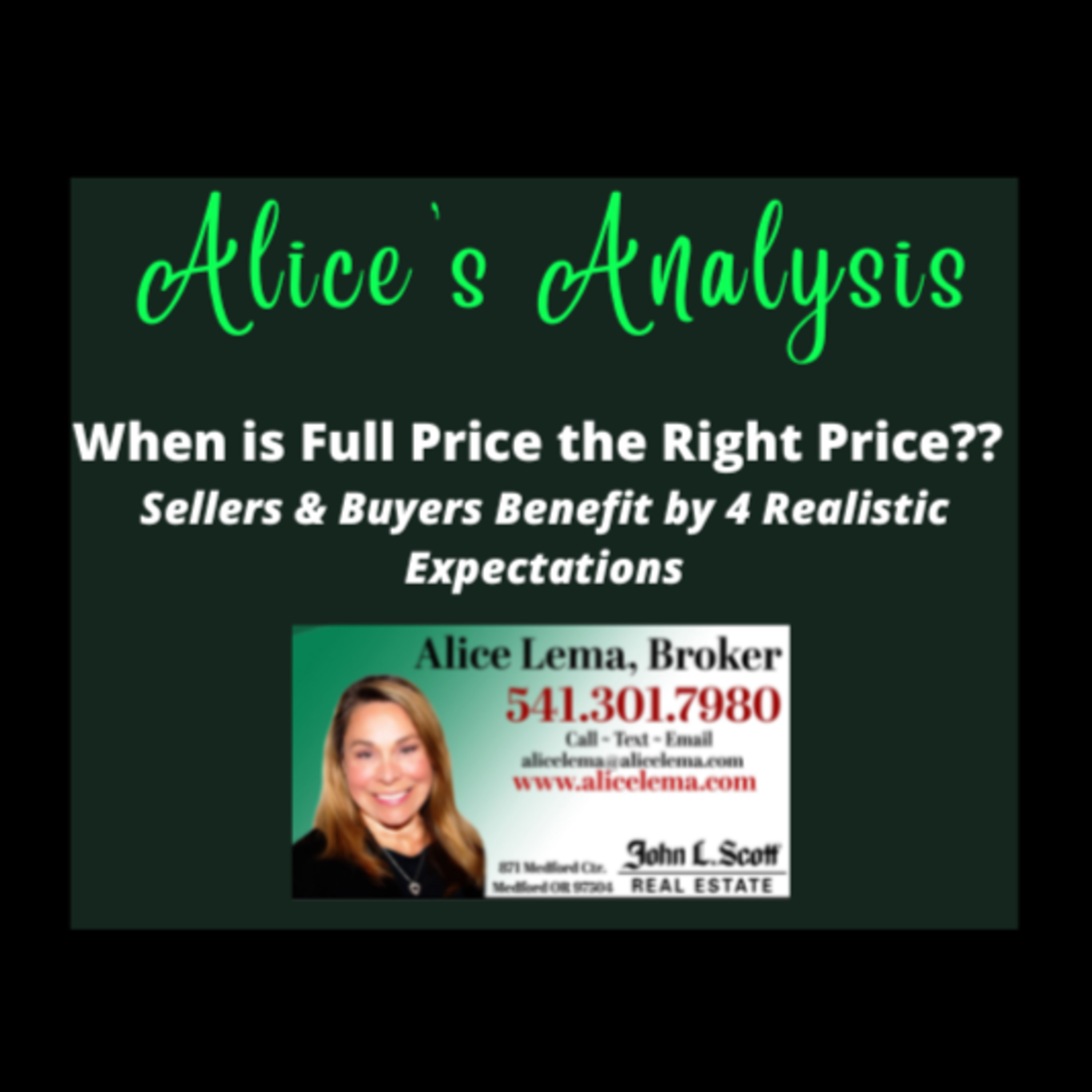 When is Full Price the Right Price?? Sellers & Buyers Benefit by 4 Realistic Expectations episode artwork