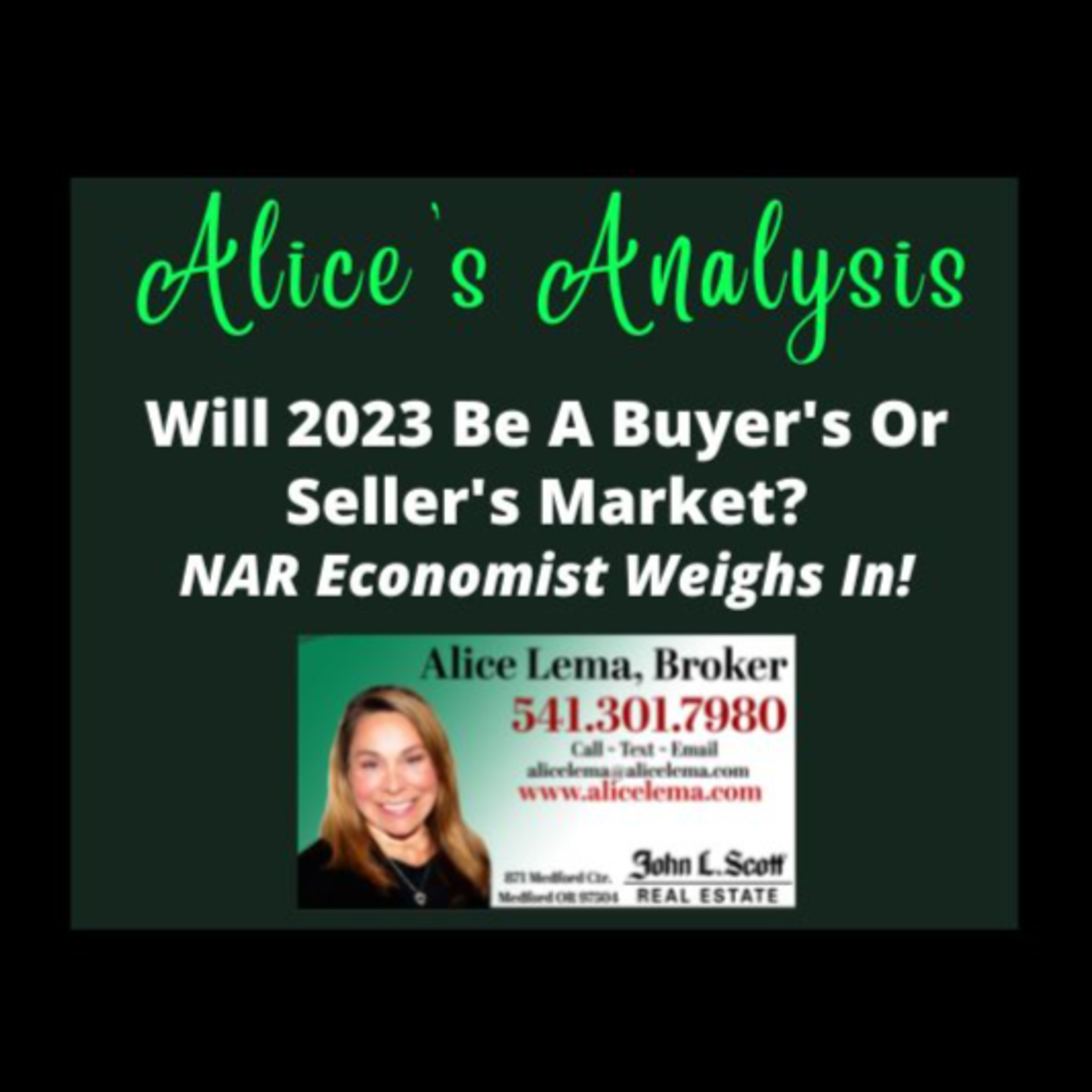 Will 2023 Be A Buyer's Or Seller's Market? NAR Economist Weighs In! episode artwork