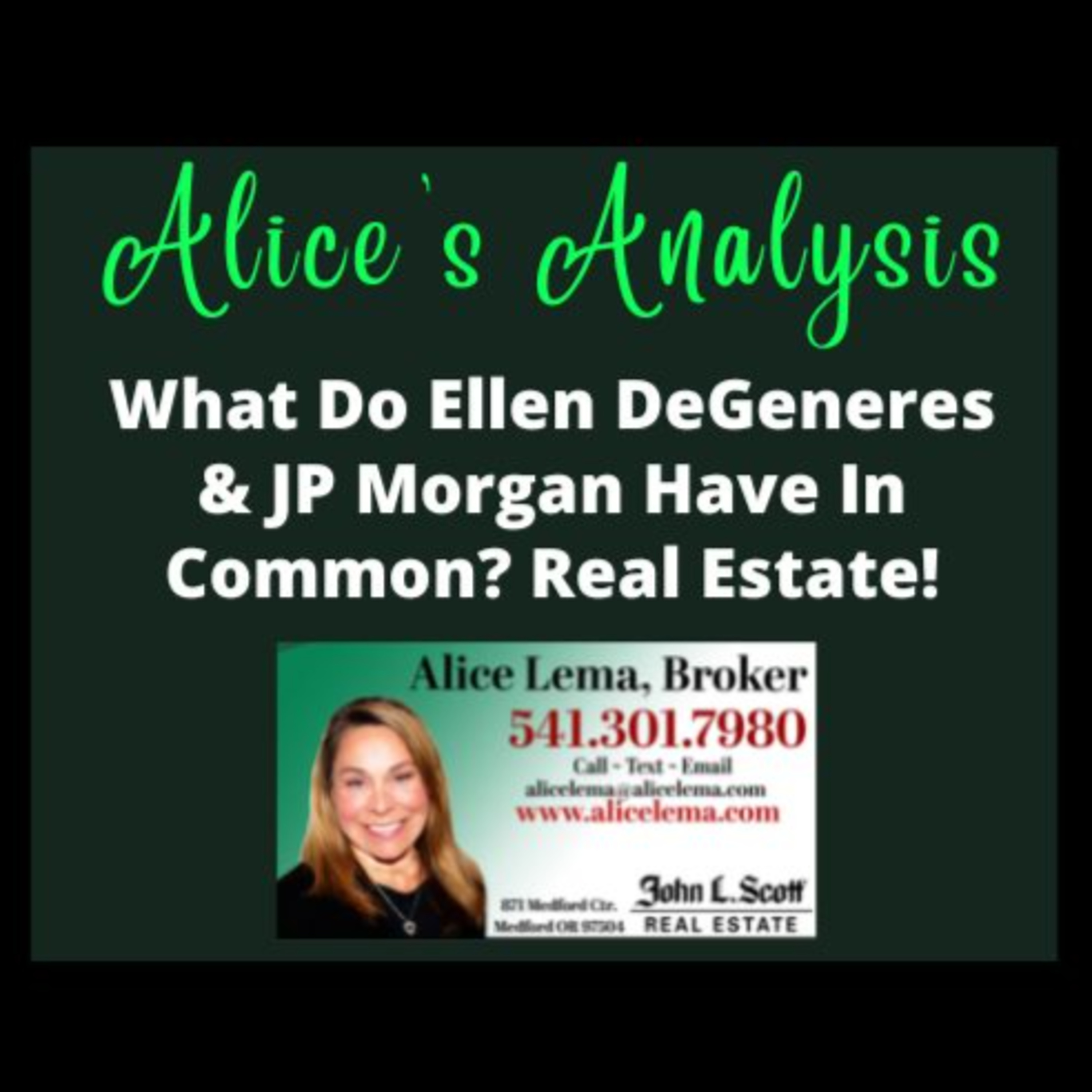 What Do Ellen DeGeneres & JP Morgan Have In Common? Real Estate! episode artwork