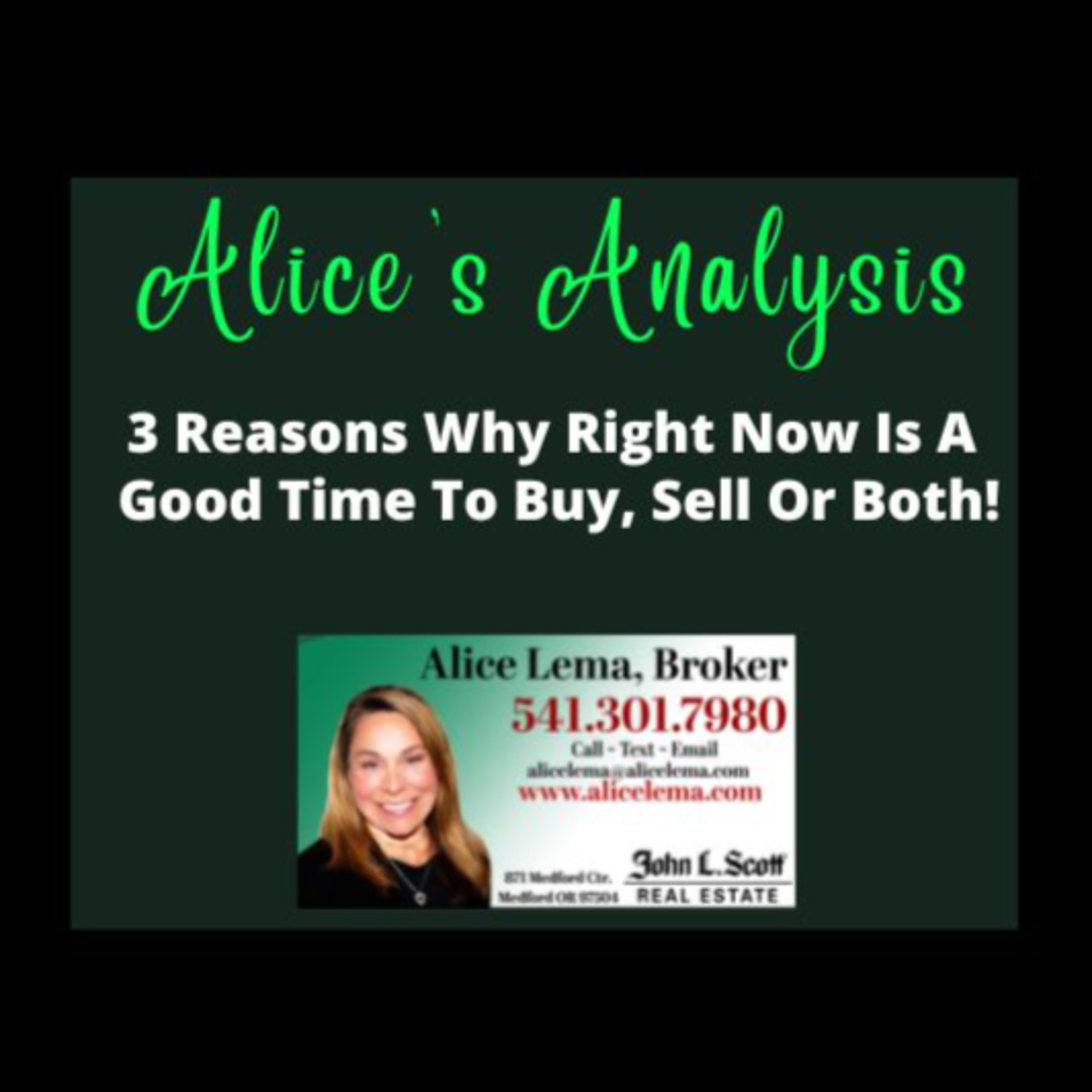 3 Reasons Why Right Now Is A Good Time To Buy, Sell Or Both! episode artwork