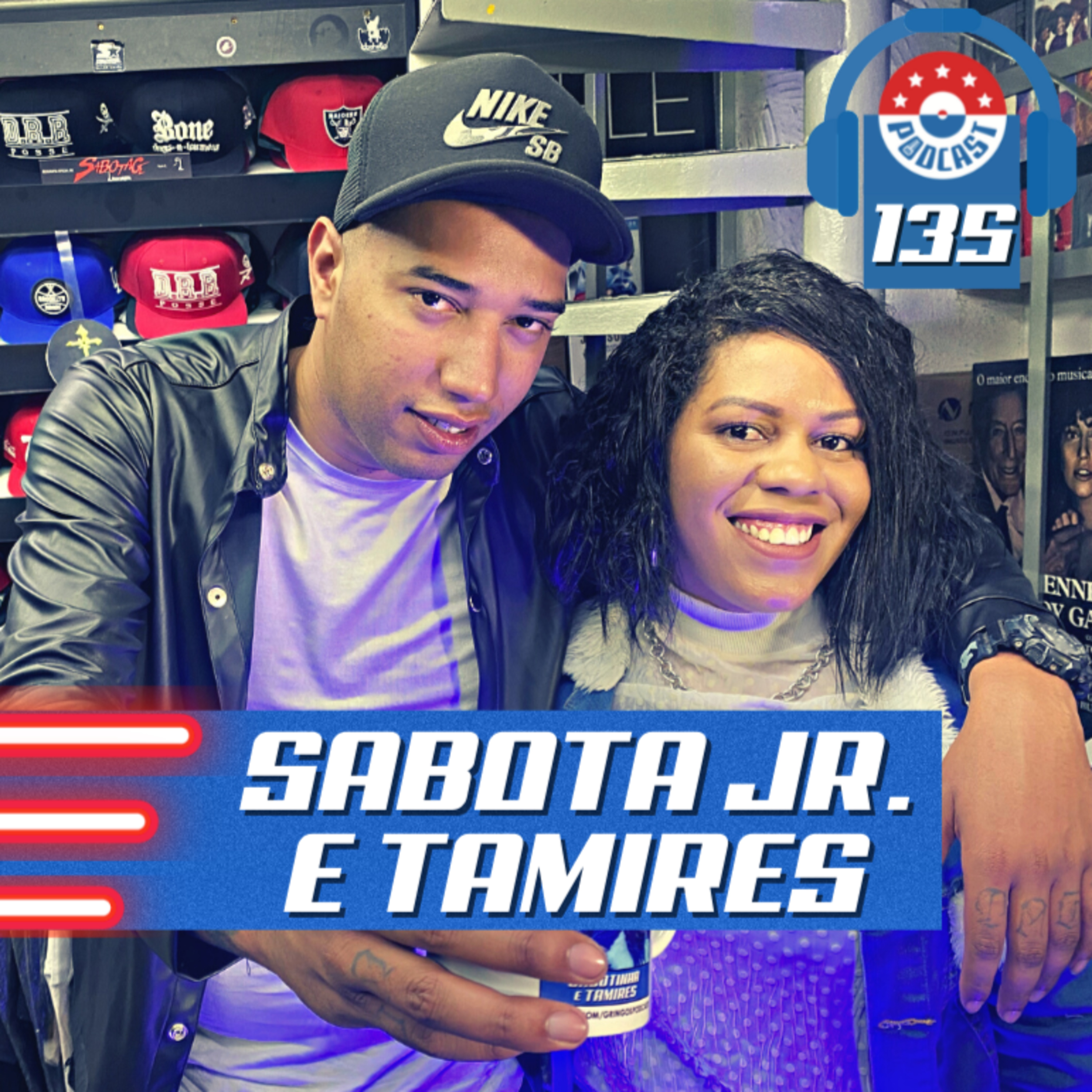 SABOTA JR. E TAMIRES - Gringos Podcast #135 episode artwork