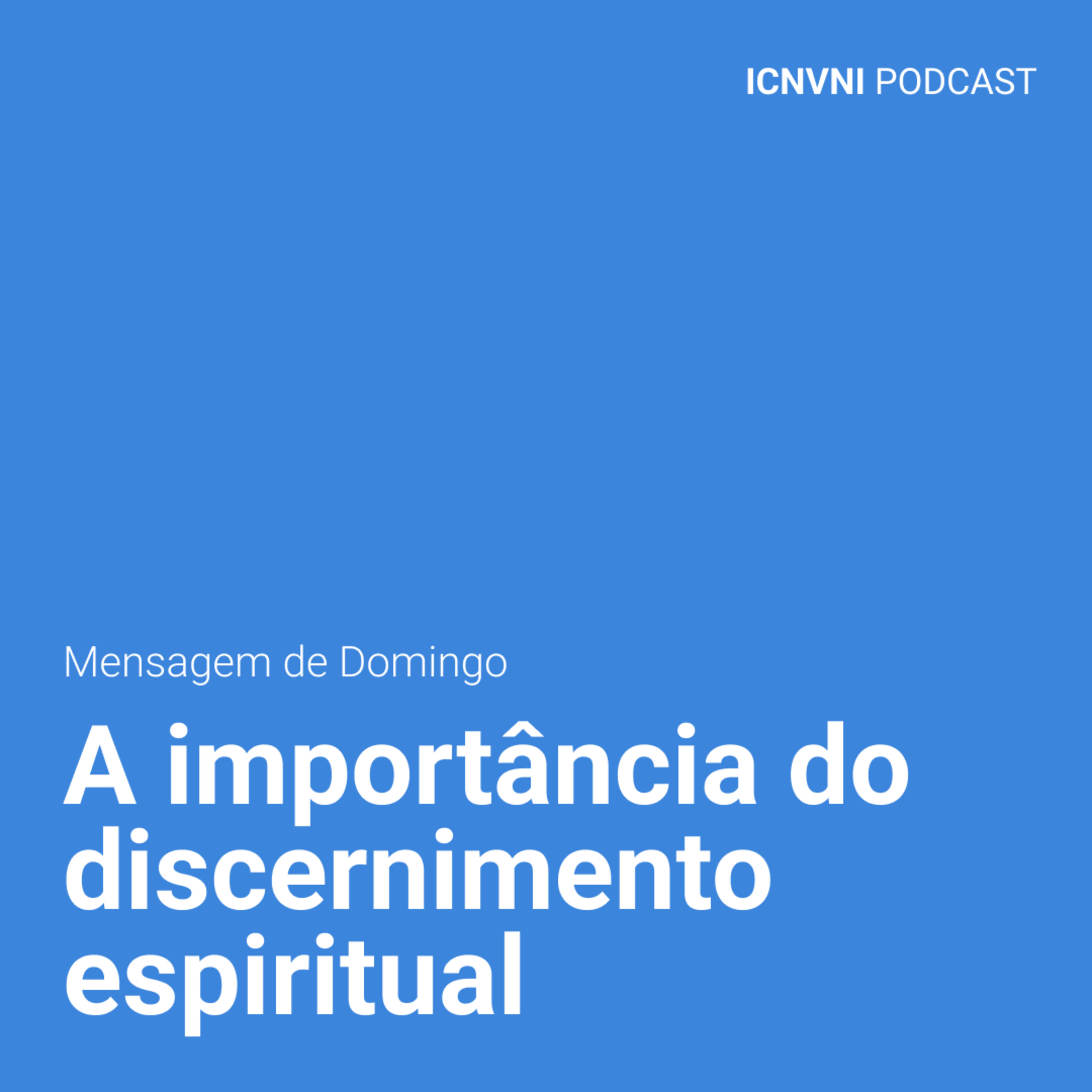 A importância do discernimento espiritual - Pr. Robson Vieira episode artwork
