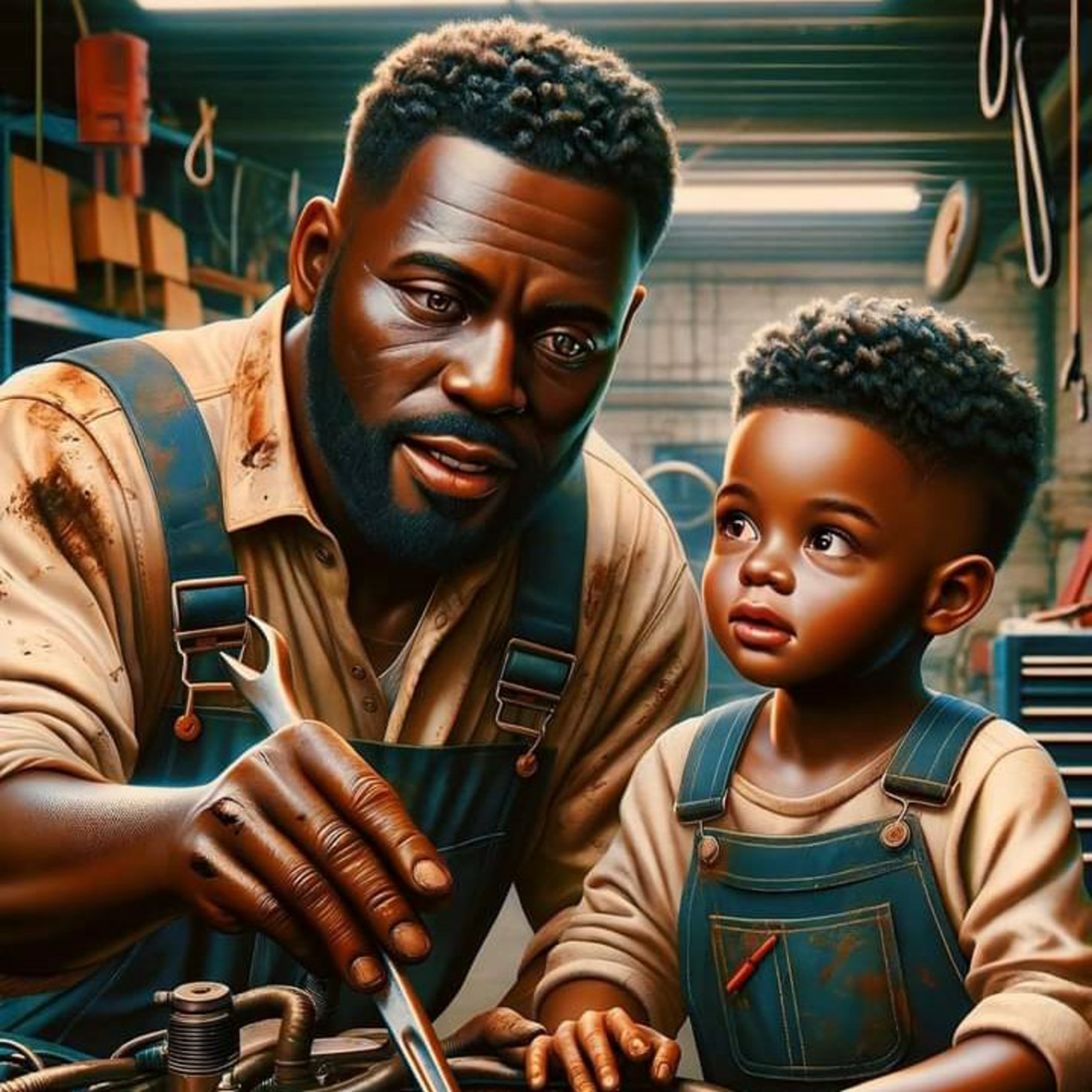 Black men dam episode artwork