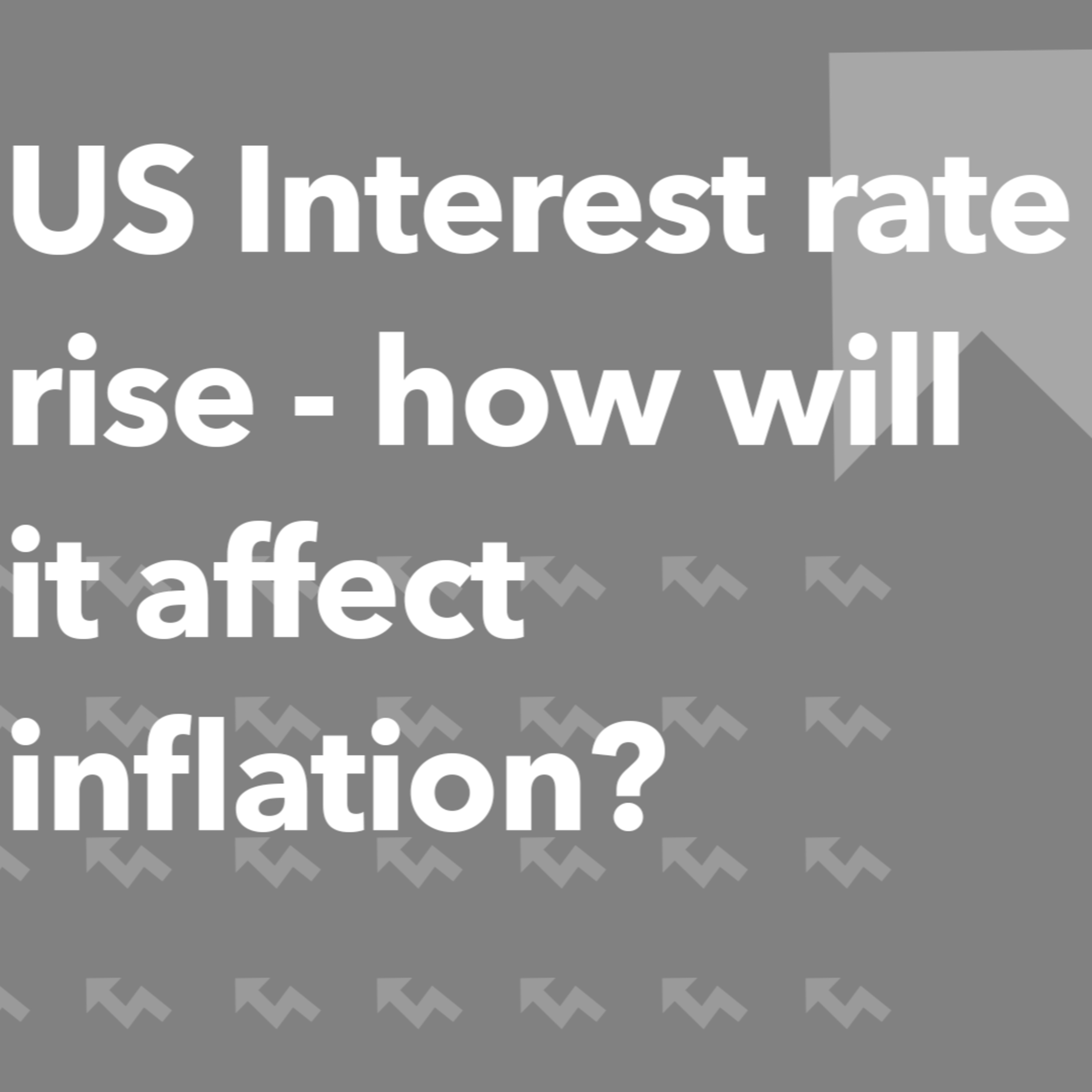 US Interest rate rise - how will it affect Inflation? | Morning Markets episode artwork