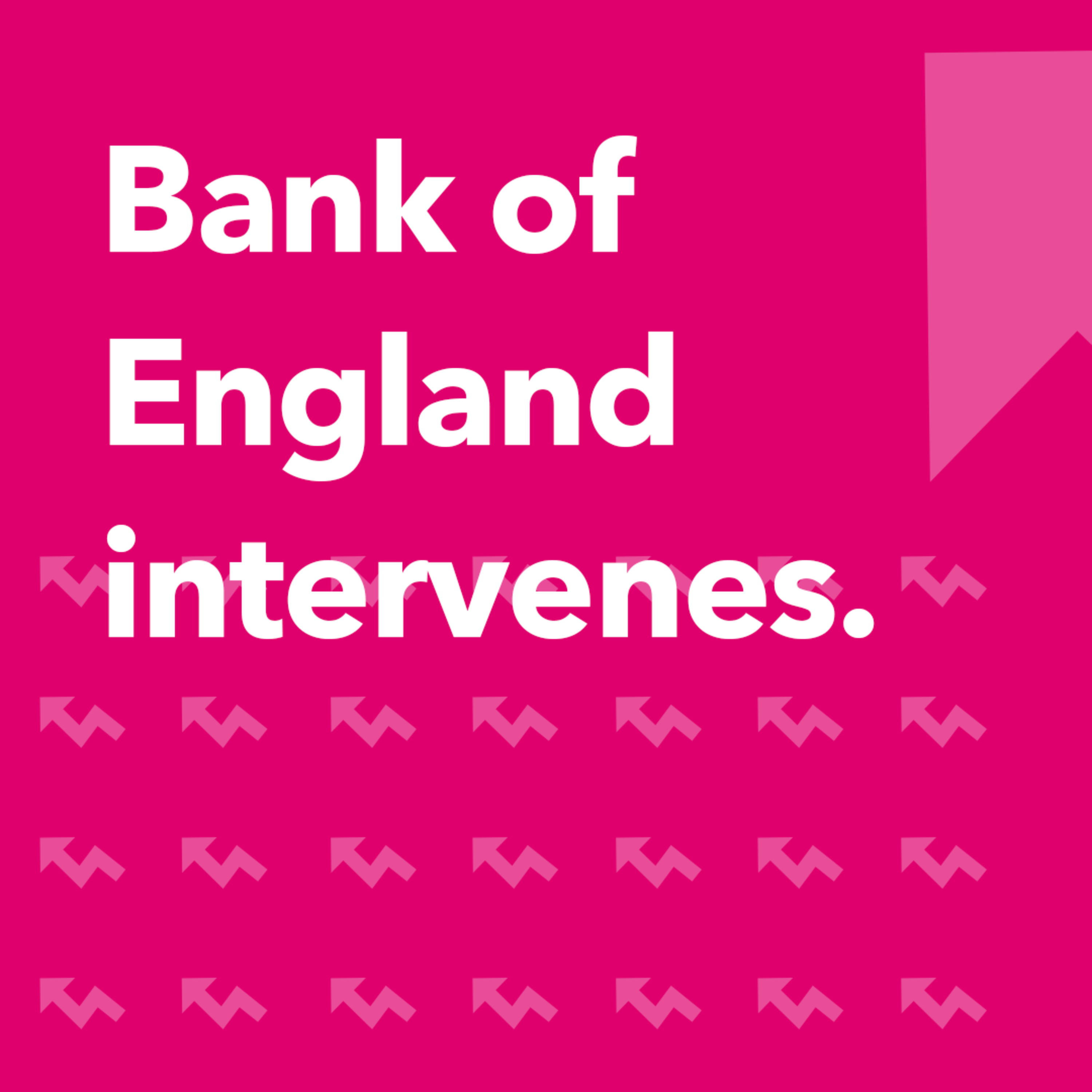 Bank of England intervenes | Morning Markets episode artwork