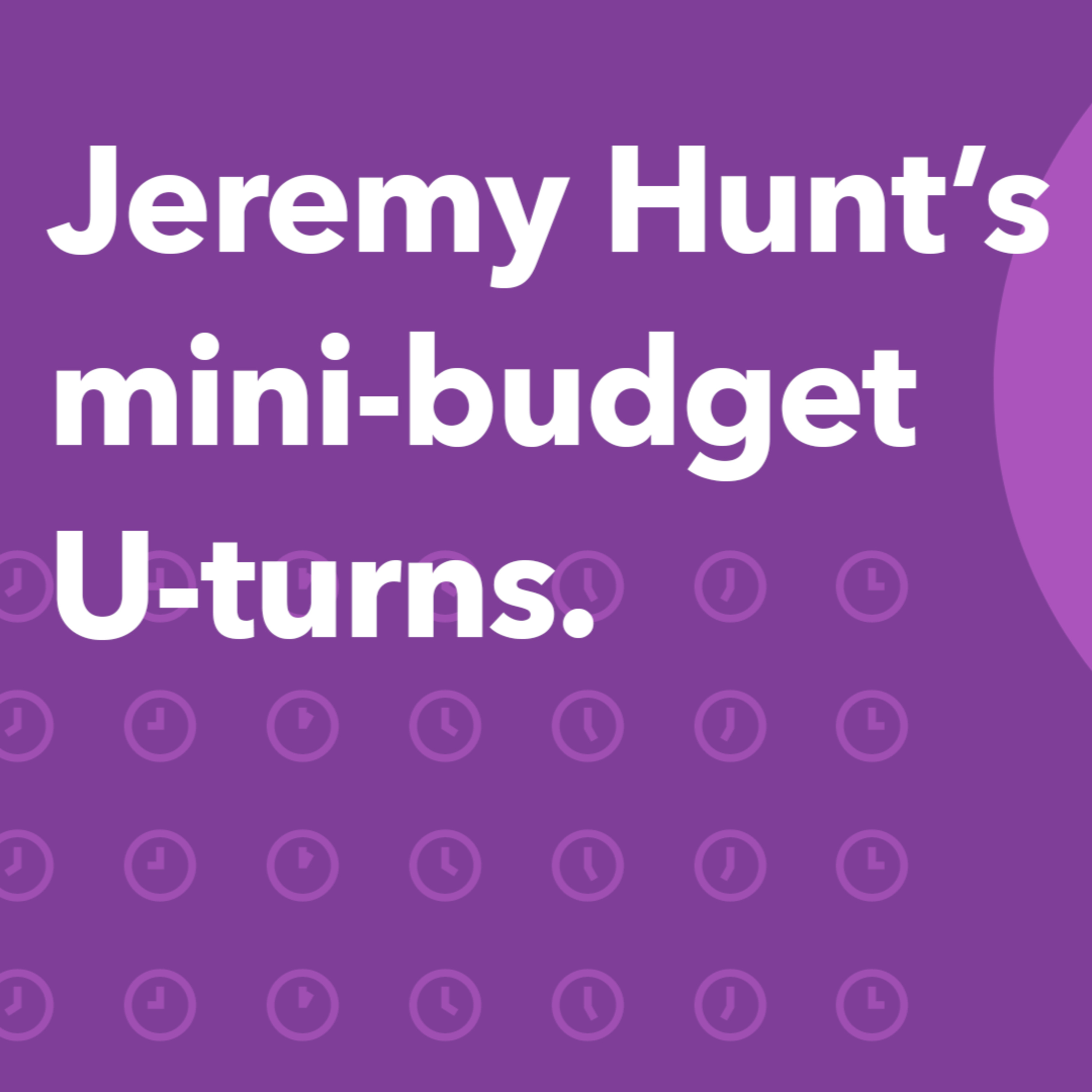 Jeremy Hunt's mini-budget U-turns | Morning Markets episode artwork