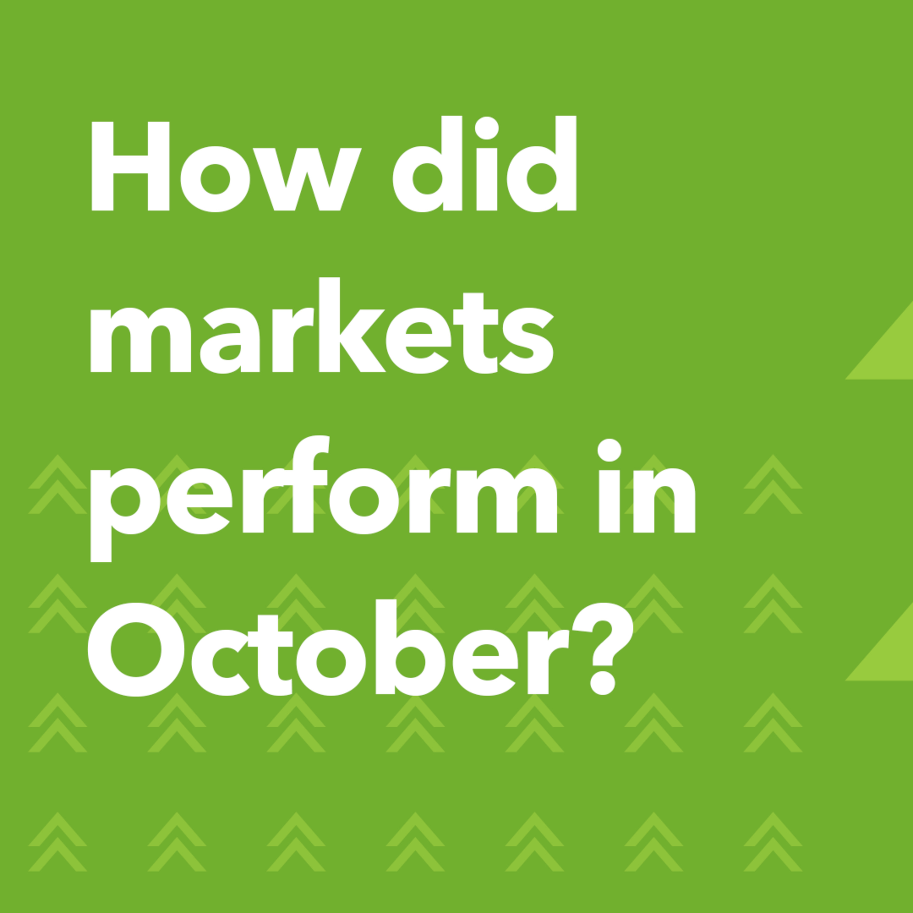 How did markets perform in October? | Morning Markets episode artwork