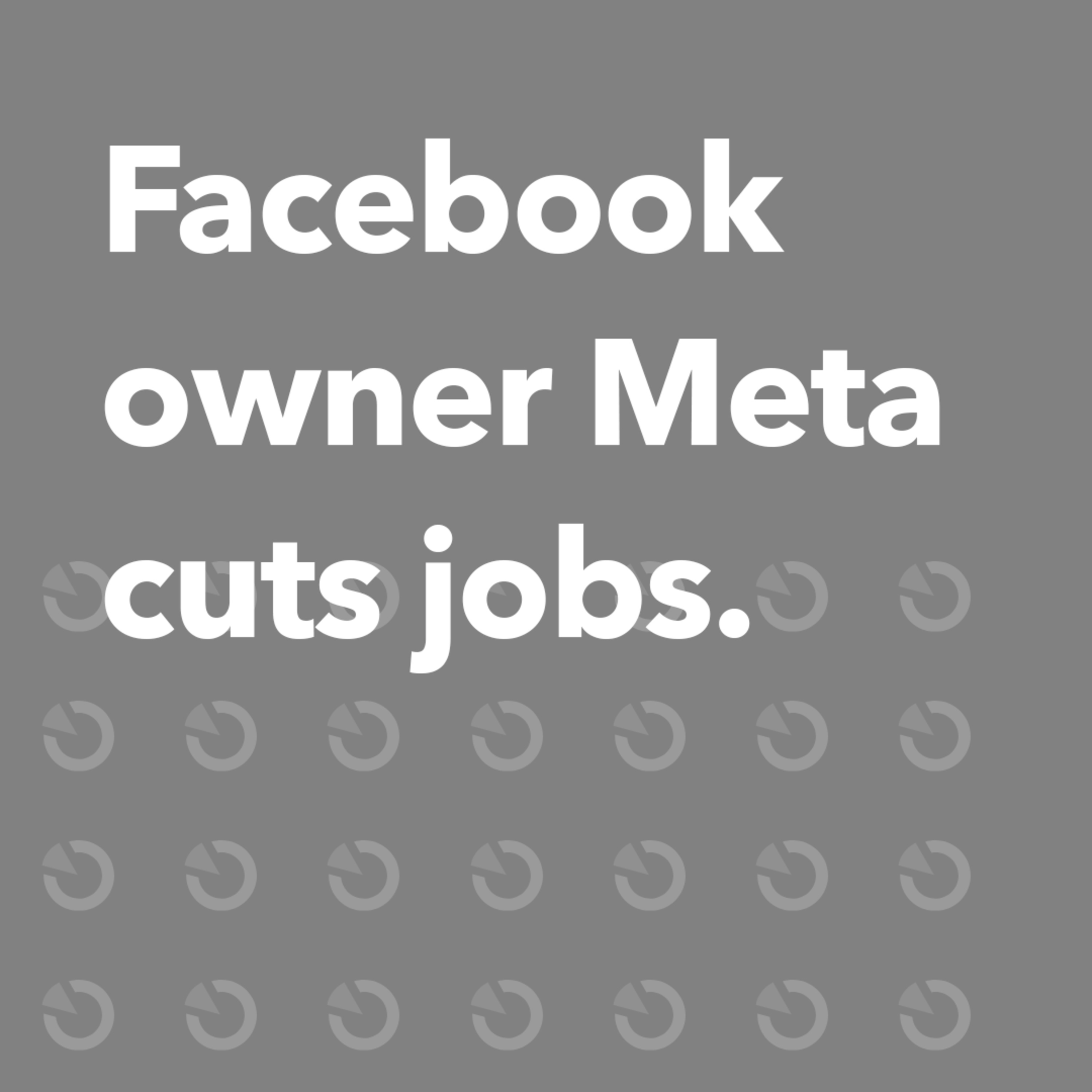 Why Facebook owner Meta is cutting jobs | Morning Markets episode artwork