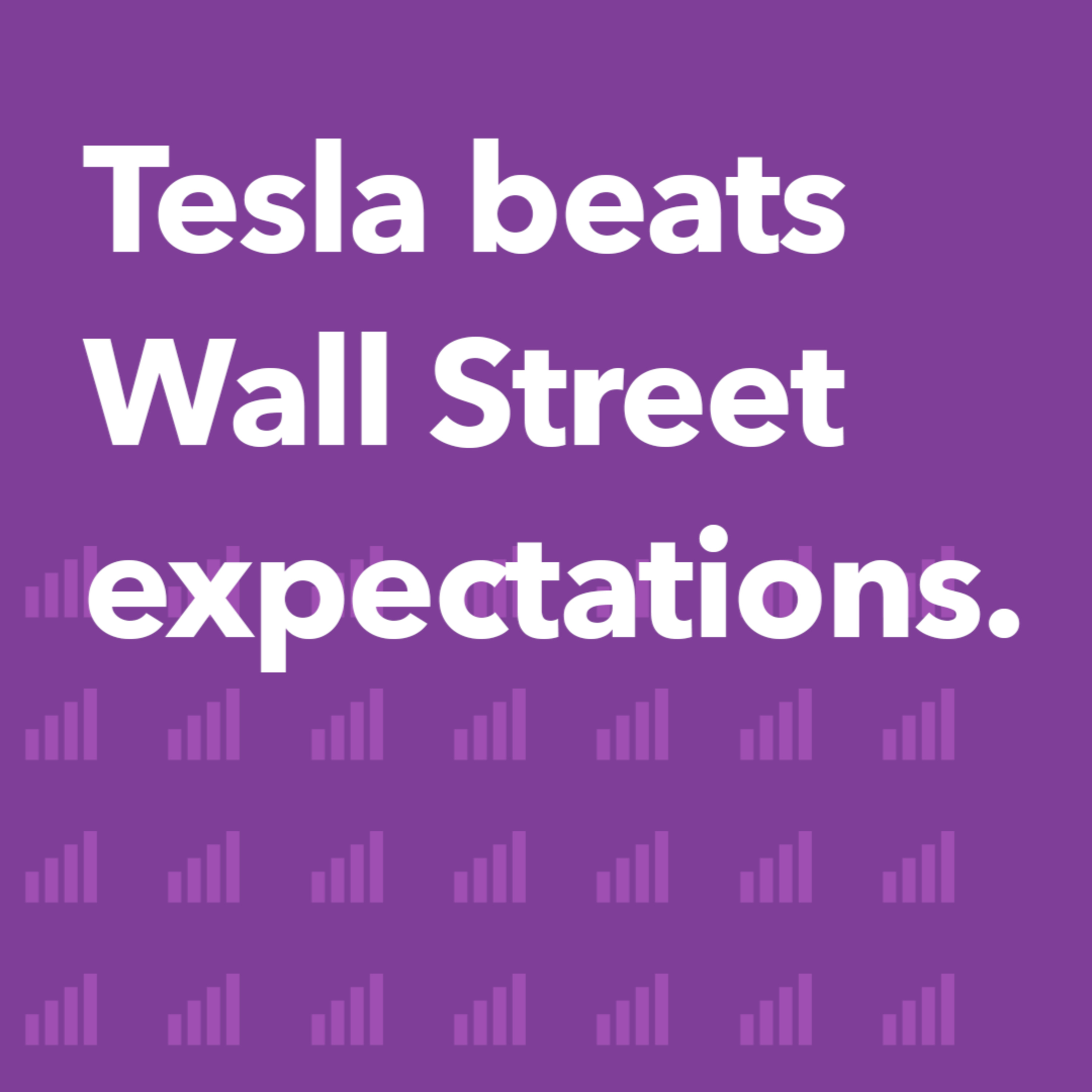 Tesla beats Wall Street expectations | Morning Markets episode artwork