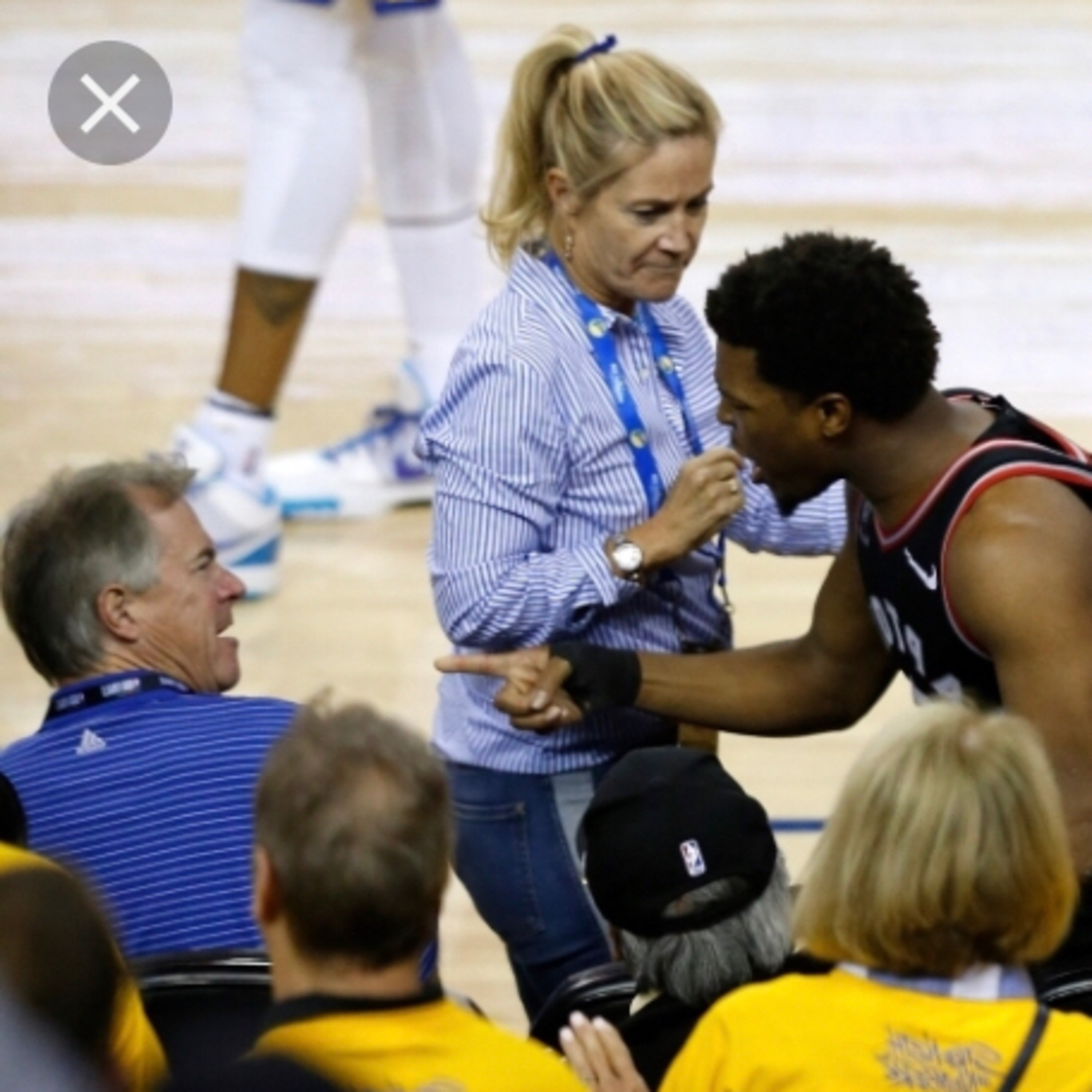Lowry gets shoved by fan episode artwork