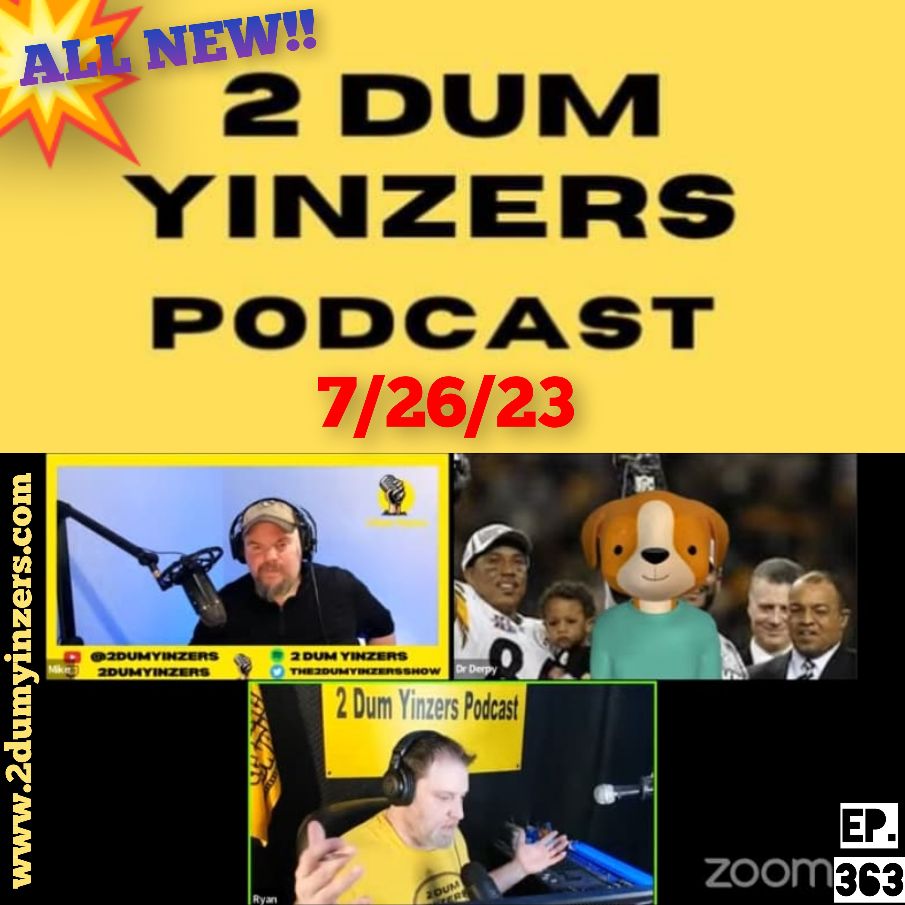 THE 2 DUM YINZERS SHOW!! EPISODE #363 ALL NEW!! episode artwork
