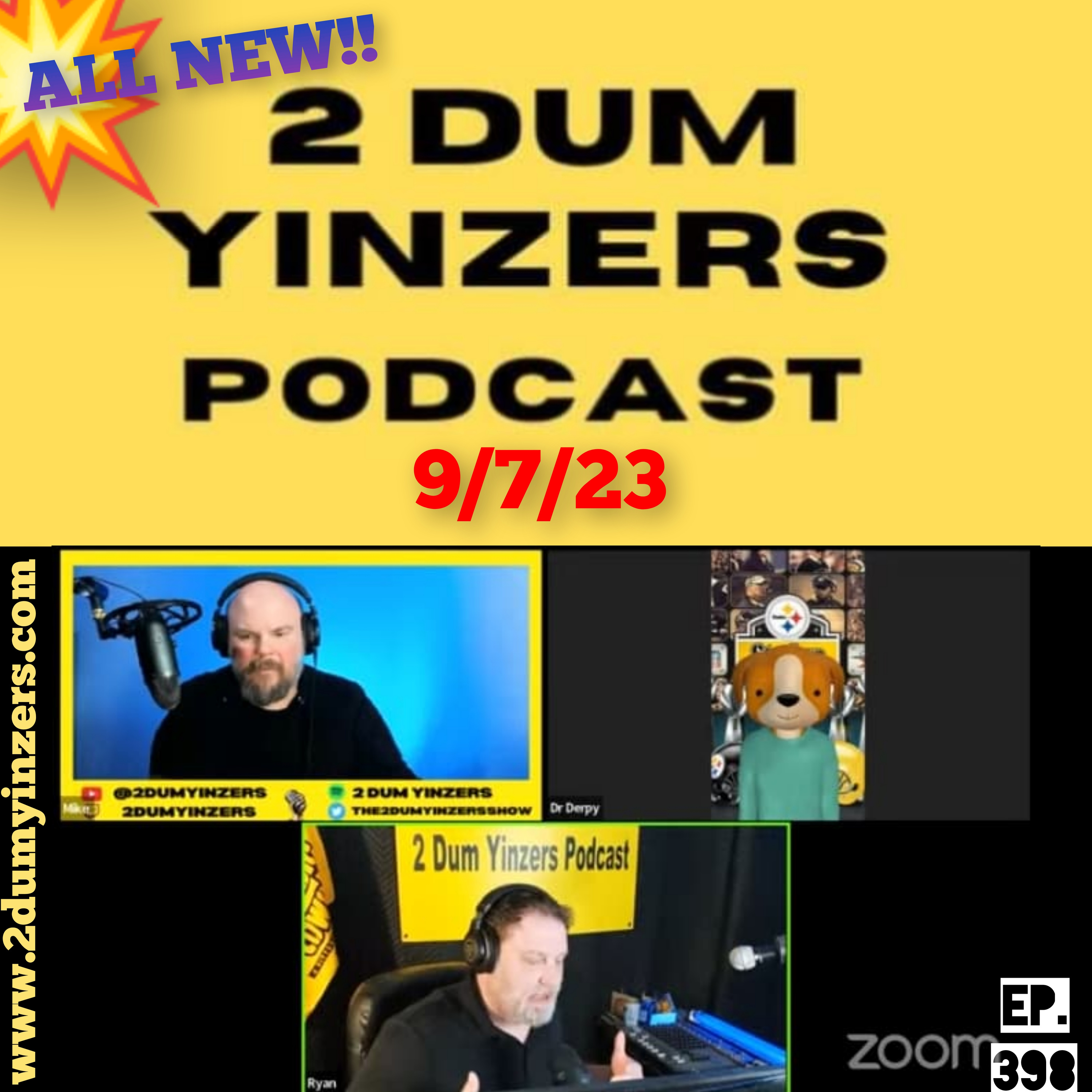 THE 2 DUM YINZERS SHOW!! EPISODE #398 ALL NEW!! episode artwork
