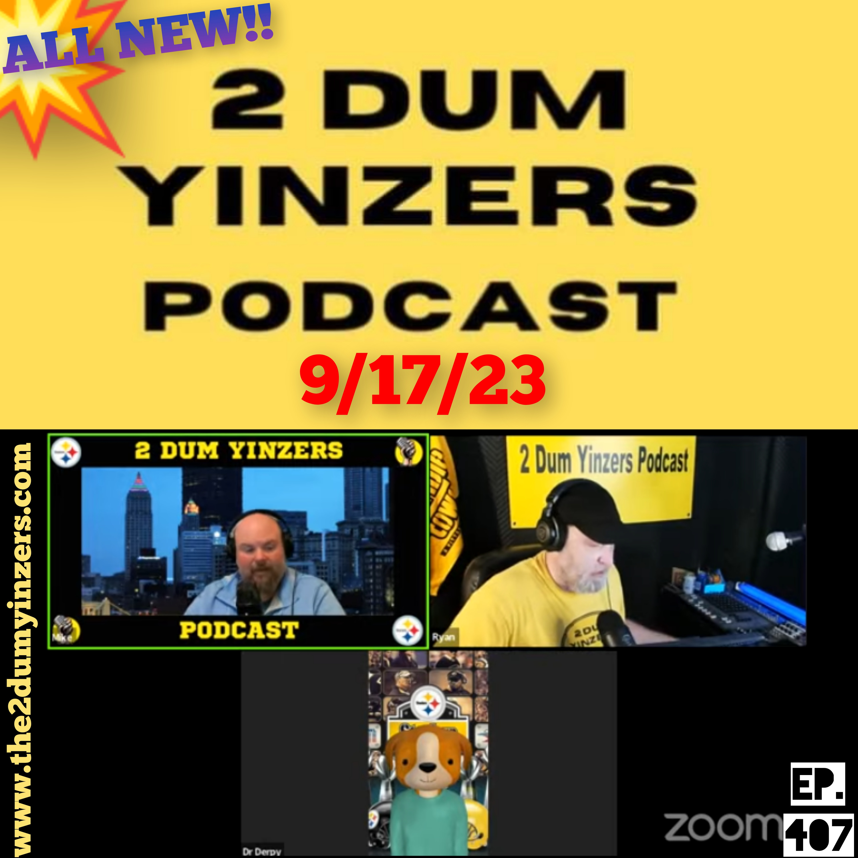 THE 2 DUM YINZERS SHOW!! EPISODE #407 ALL NEW!! episode artwork