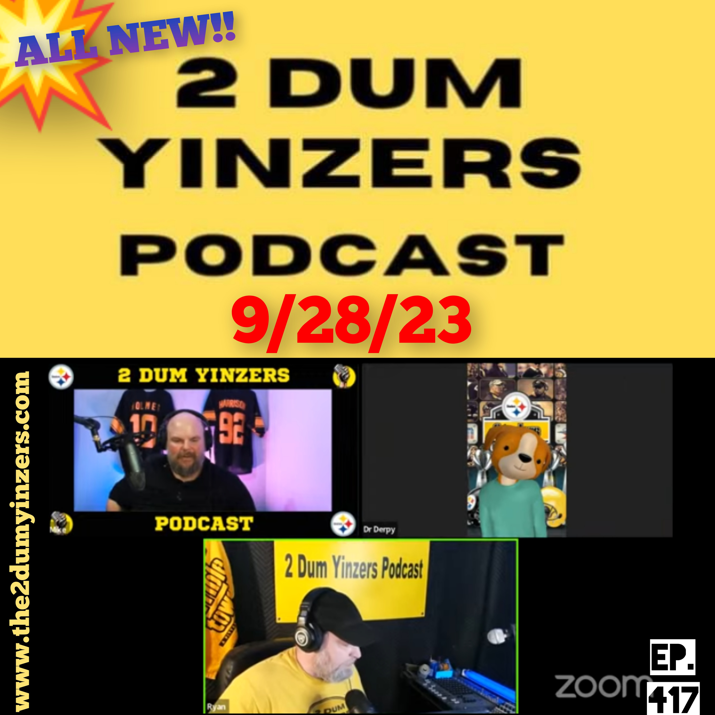 THE 2 DUM YINZERS SHOW!! EPISODE #417 ALL NEW!! episode artwork
