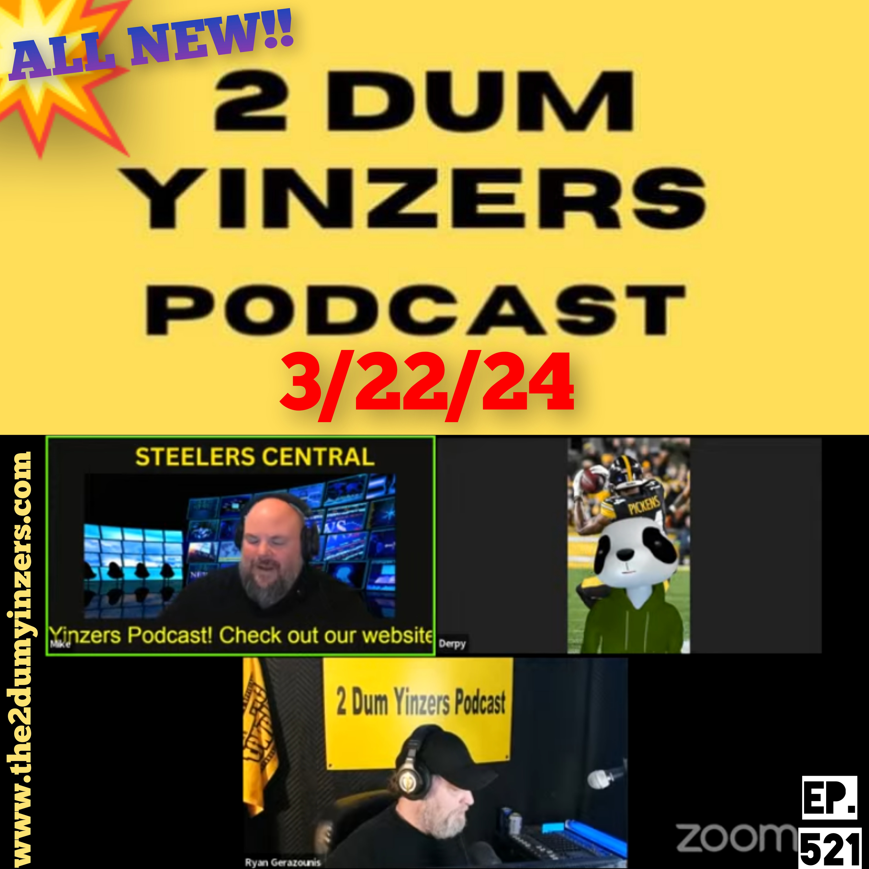 THE 2 DUM YINZERS SHOW!! EPISODE #521 ALL NEW!! episode artwork