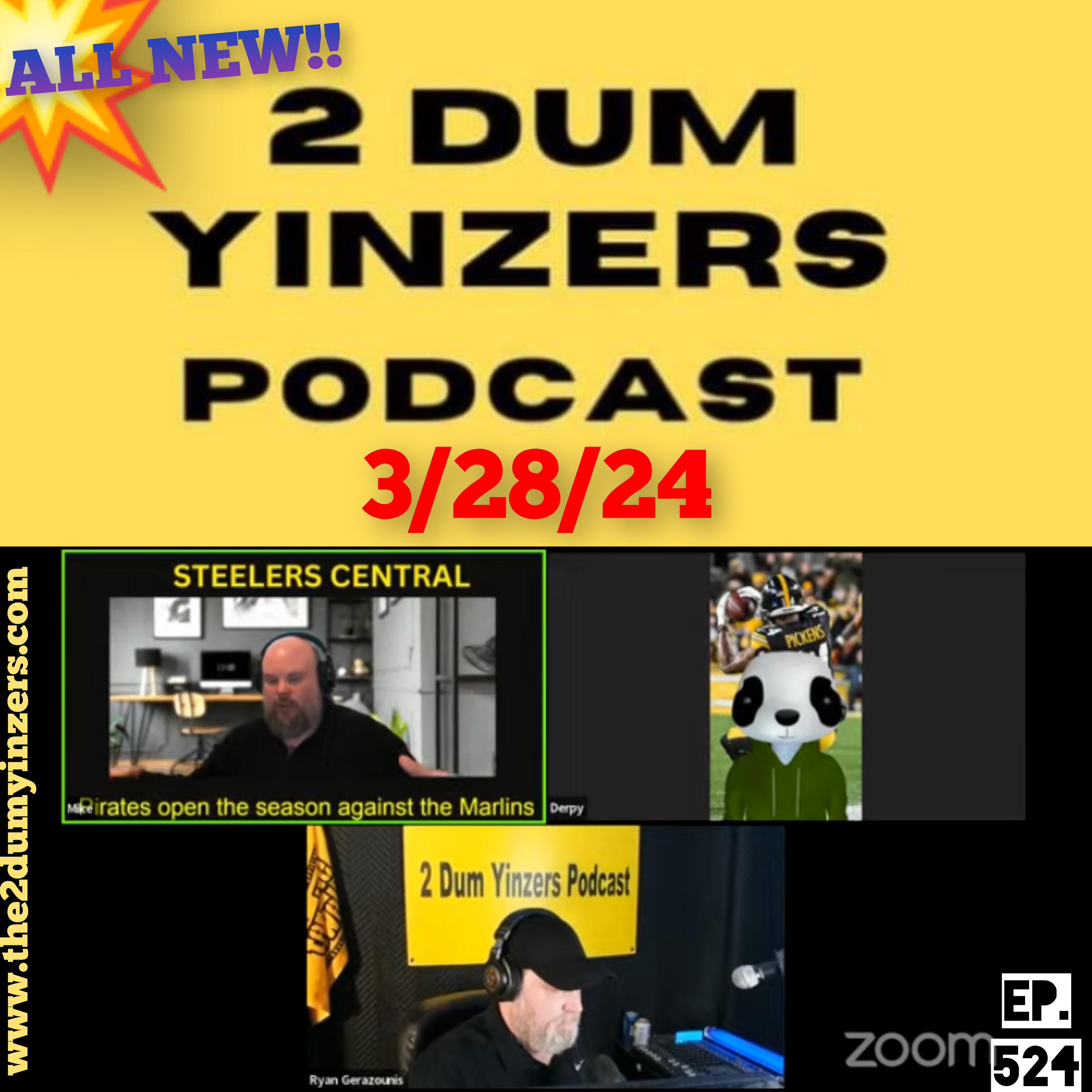 THE 2 DUM YINZERS SHOW!! EPISODE #524 ALL NEW!! episode artwork