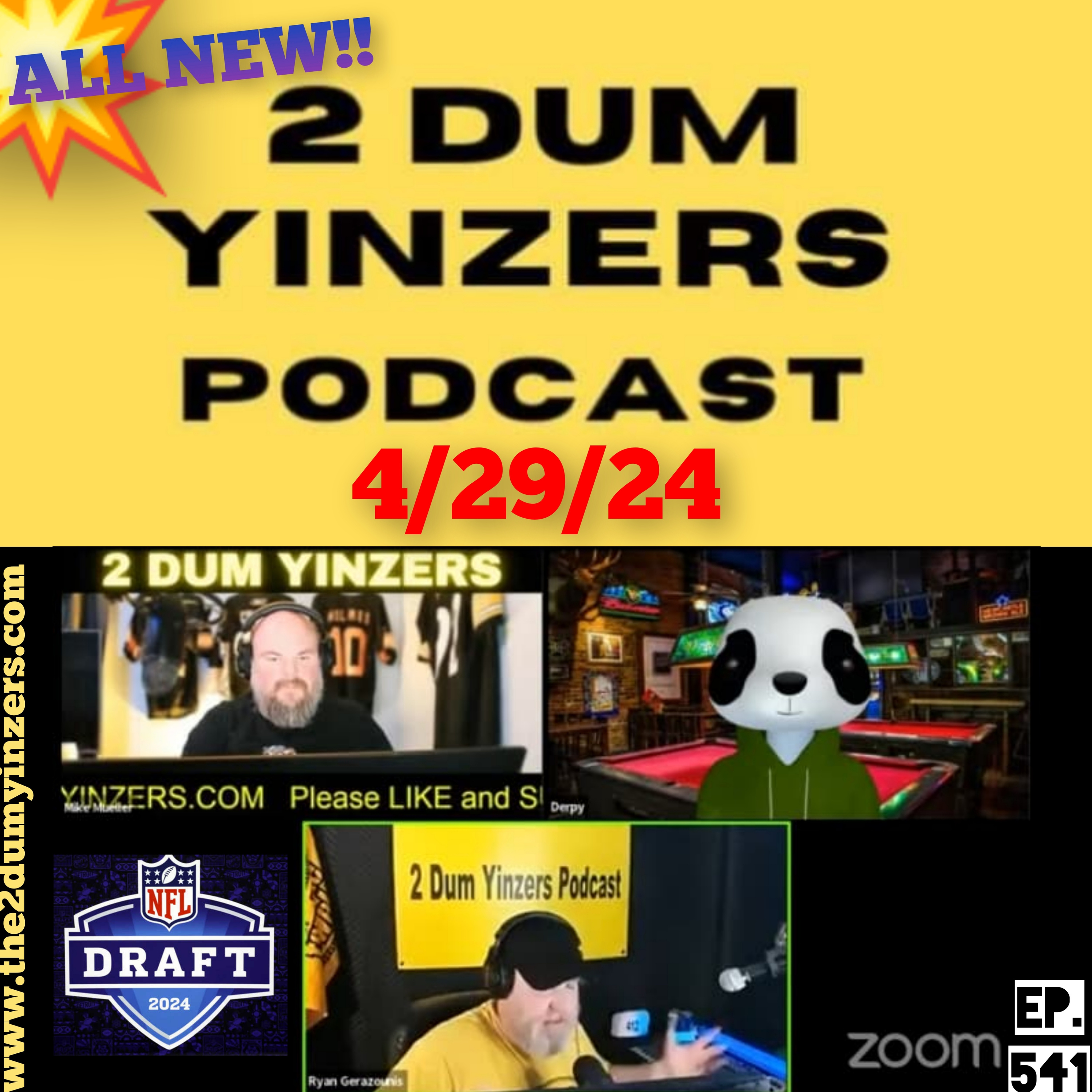 THE 2 DUM YINZERS SHOW!! EPISODE #541 ALL NEW!! episode artwork