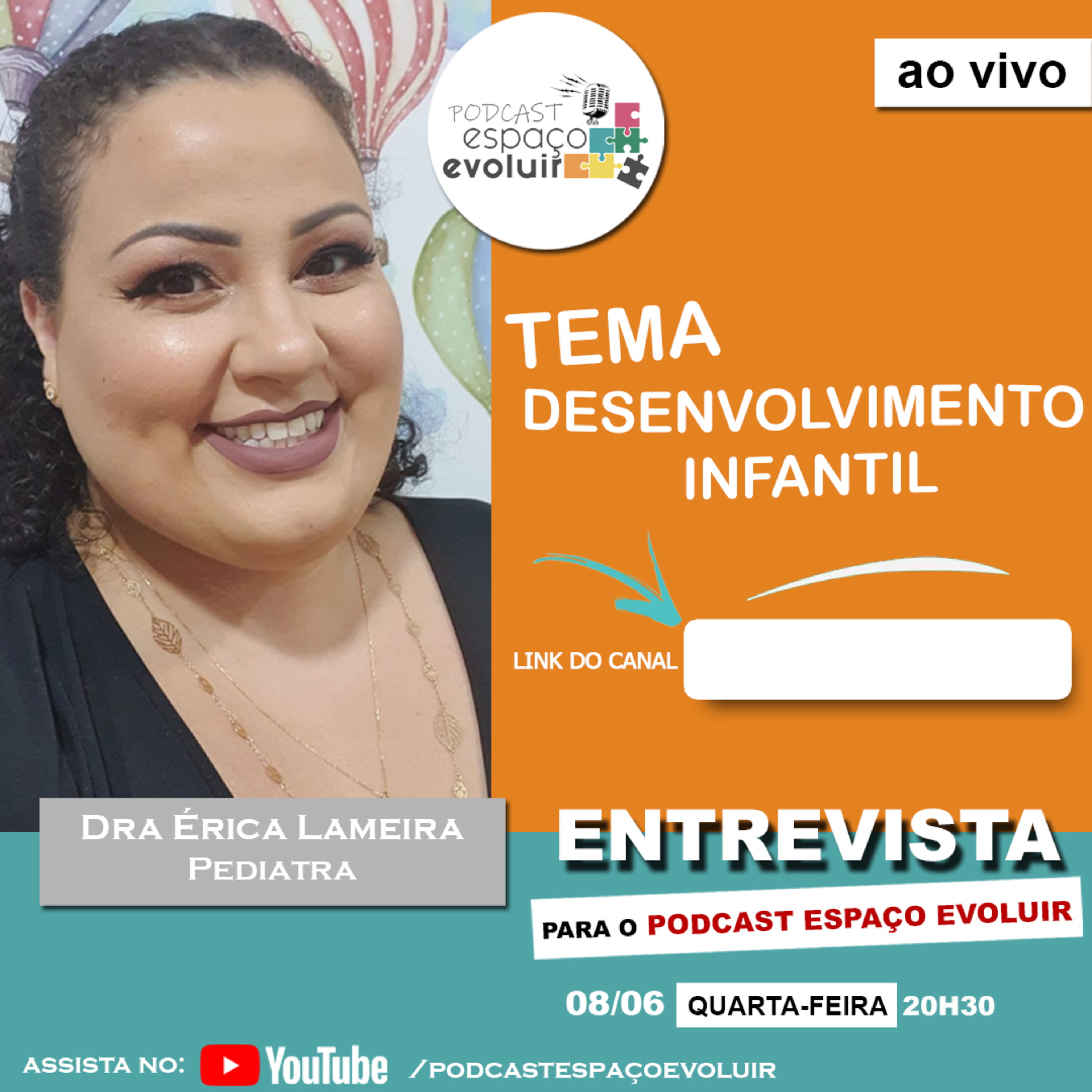 Dra ÉRICA LAMEIRA - Podcast Espaço Evoluir #1 episode artwork