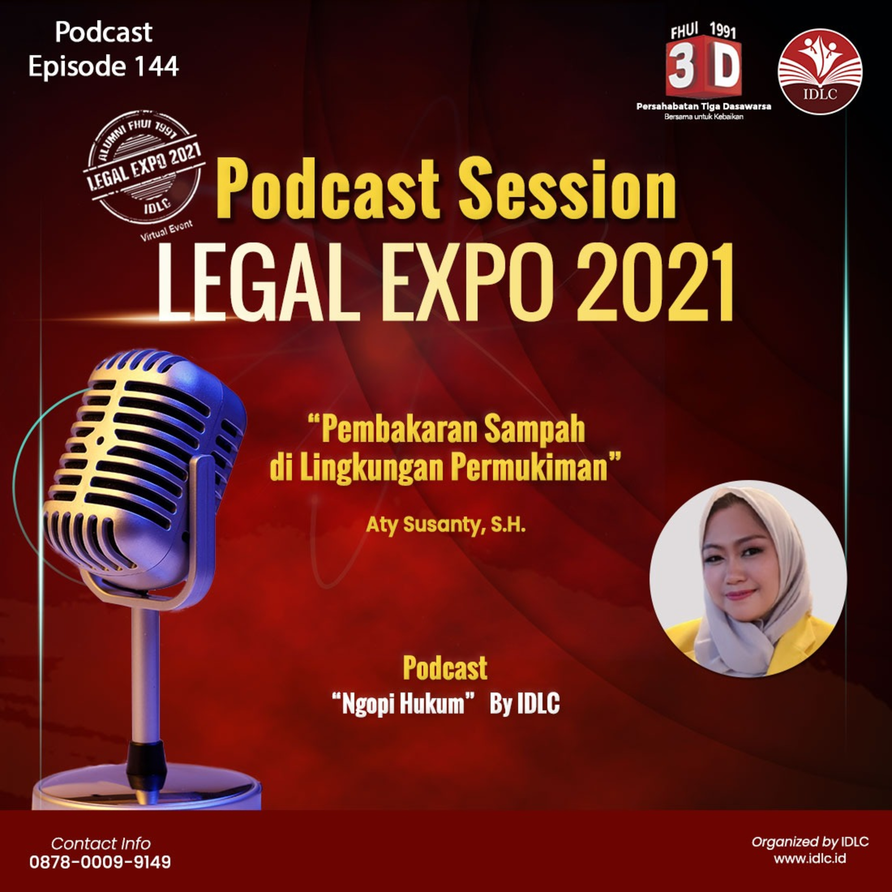Eps : 144 "PEMBAKARAN SAMPAH DI LINGKUNGAN PERMUKIMAN" ft Aty Susanty, S.H.  episode artwork
