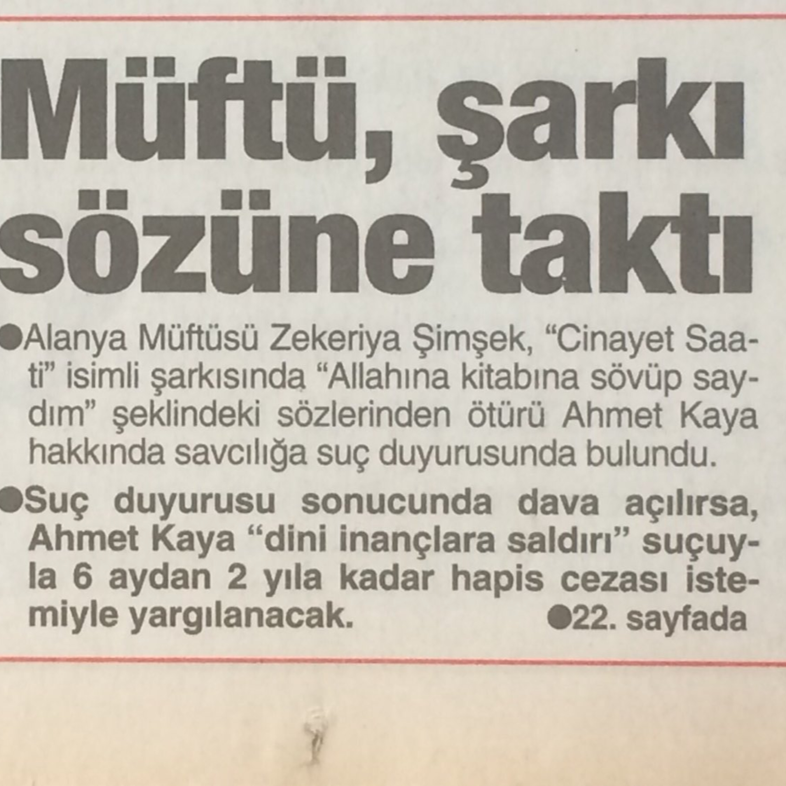 Cinayet Saati Davası