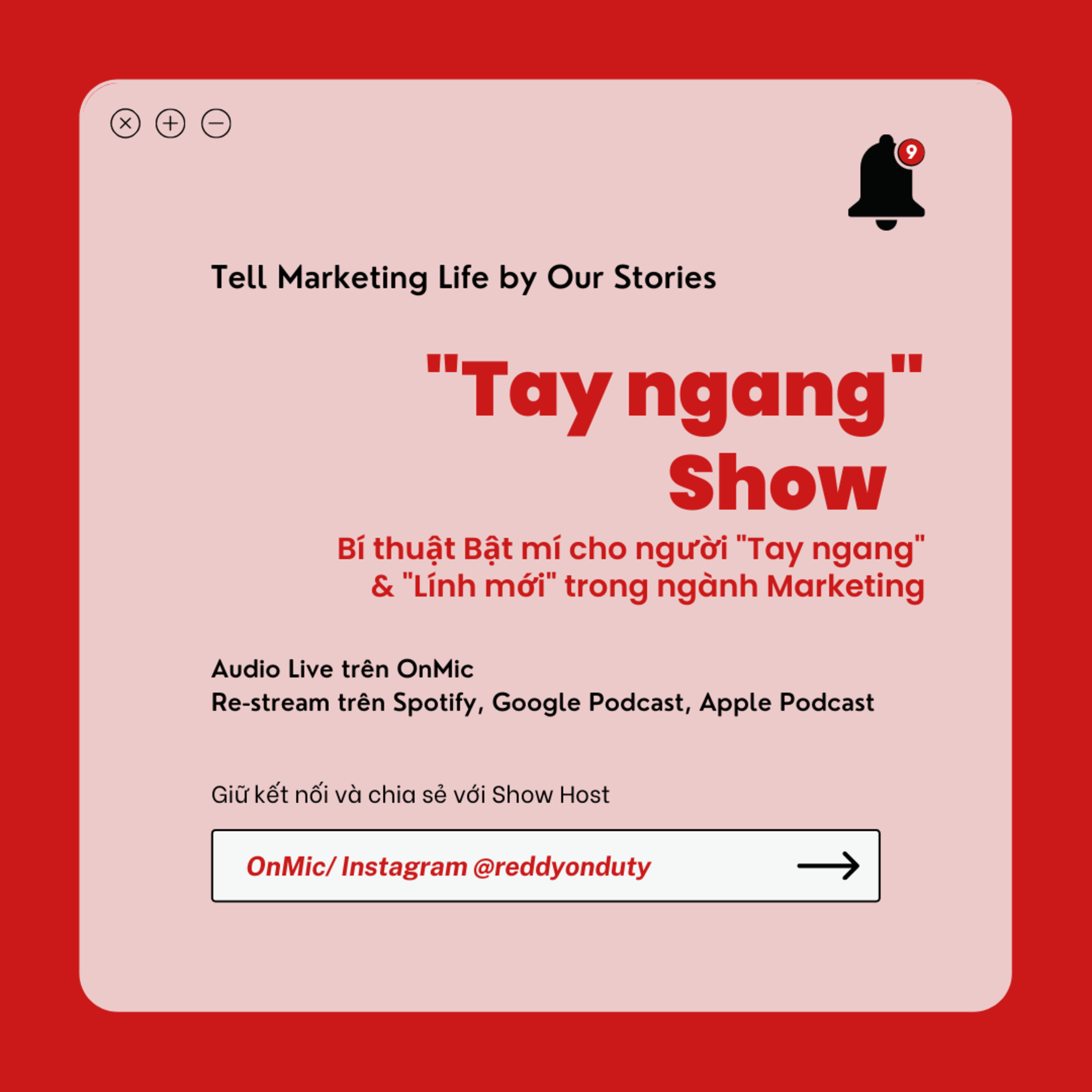 Khi CV/Portfolio là nơi thể hiện Personal Brand của bạn | "tay ngang" show 0722 episode artwork