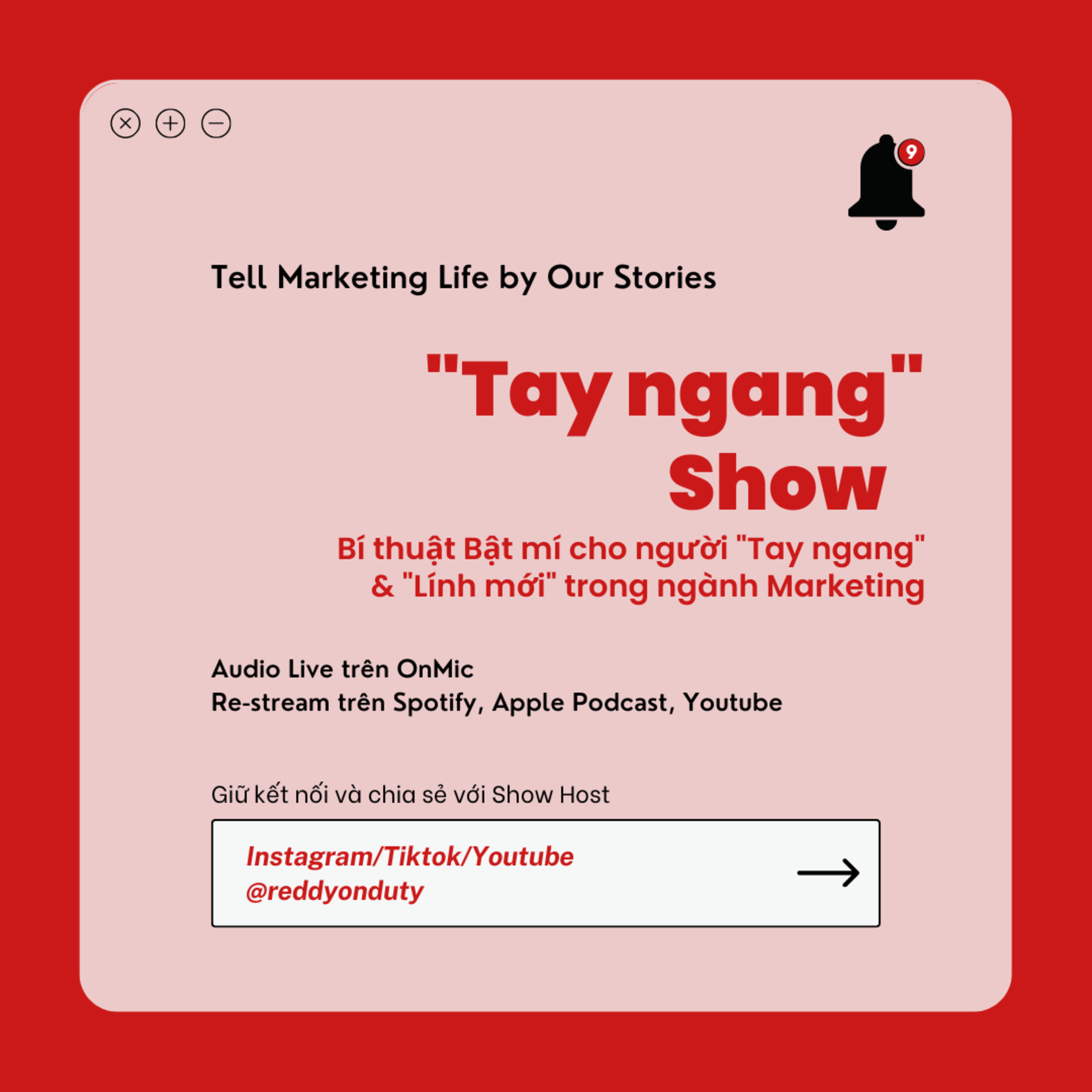 Hành trang cho Tay ngang | "tay ngang" show #2 (restock series) episode artwork