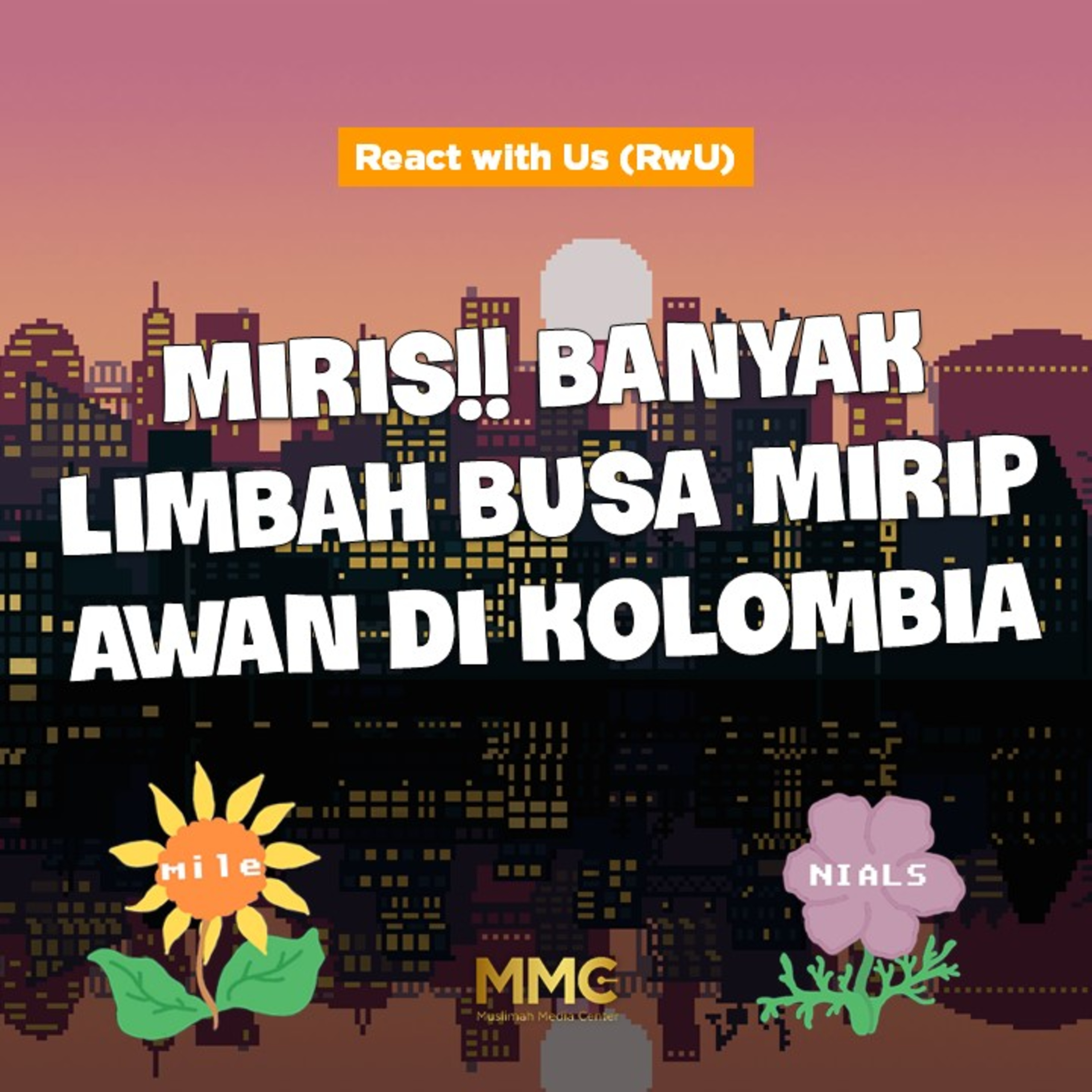 React with Us - Miris Banyak Limbah Busa Mirip Awan di Kolombia episode artwork